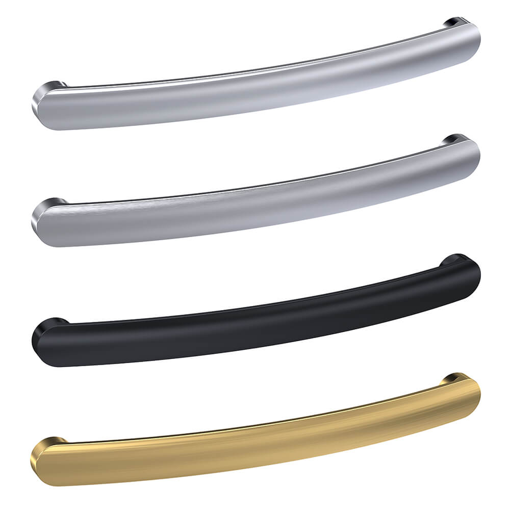Drench Curved D Bar Furniture Handle - 192mm Centres