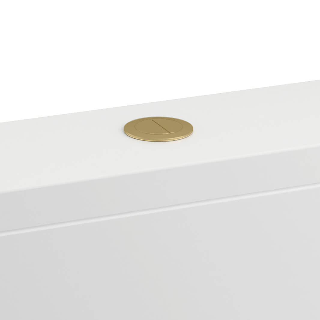 Britton Bathrooms Cistern Flush Button - Brushed Brass
