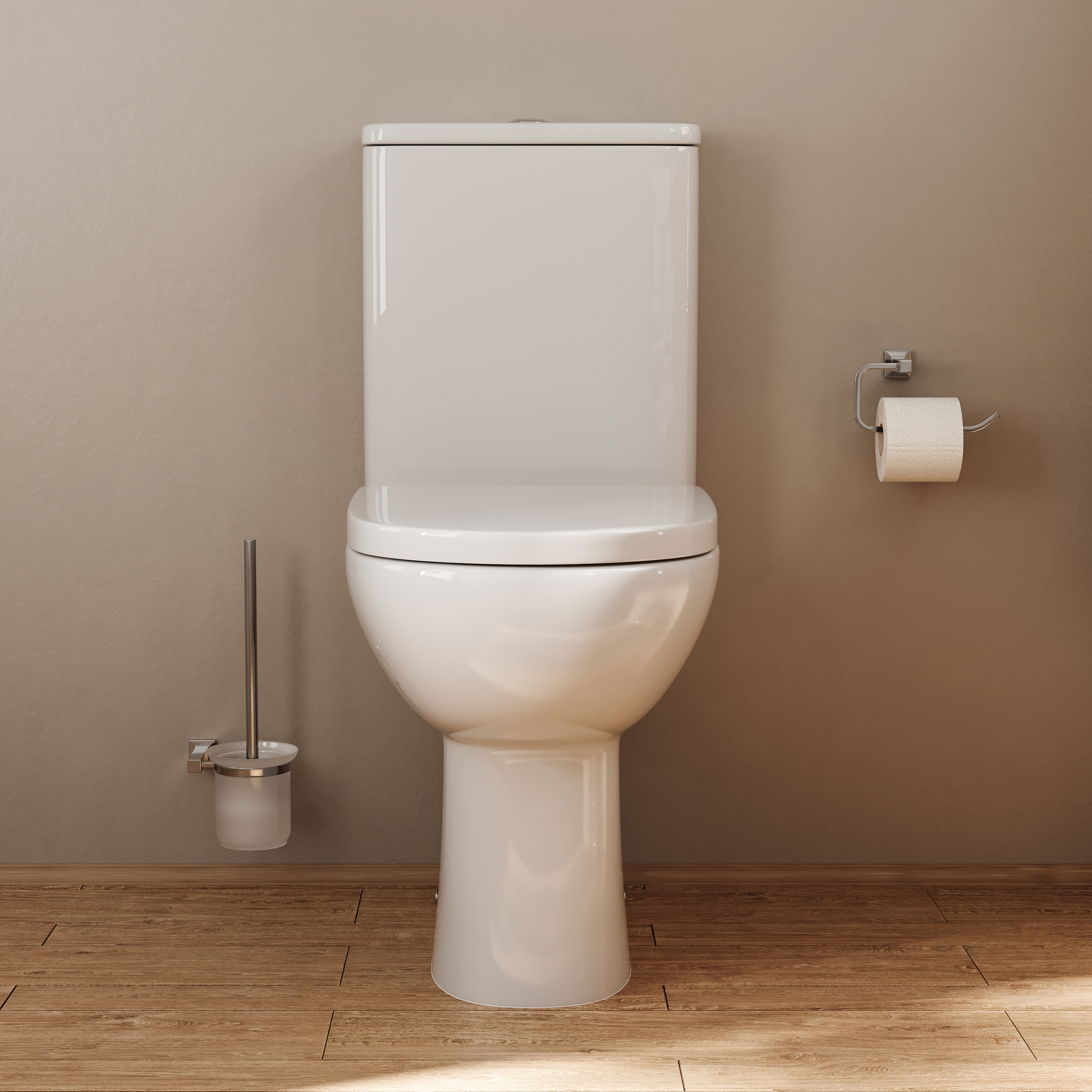 Anderson Rimless Comfort Height Close Coupled Toilet & Soft Close Seat