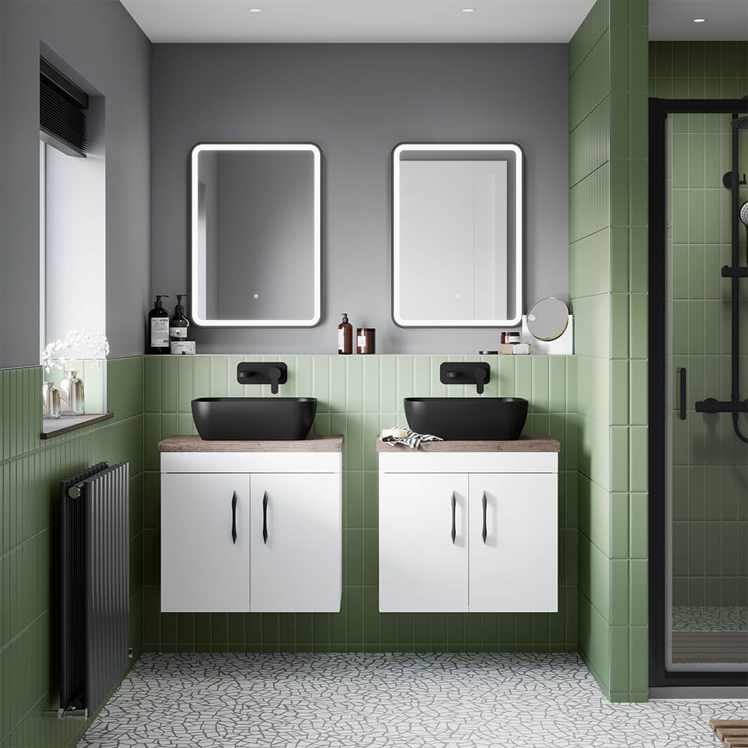 Harbour Soft Square Matt Finish Countertop Basin - 455 x 325mm