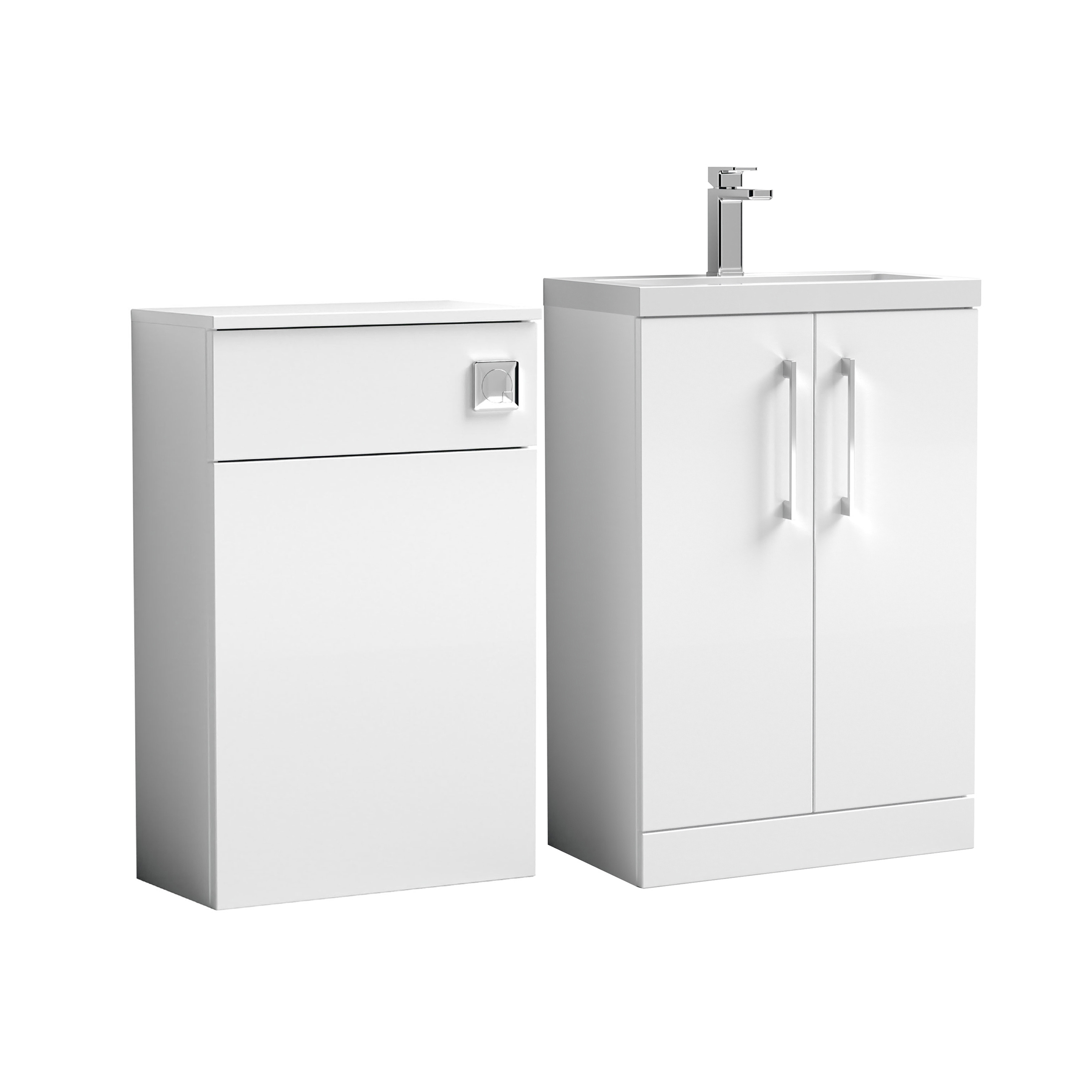 Erin 1000mm 2 Door Combination Basin & Toilet Unit