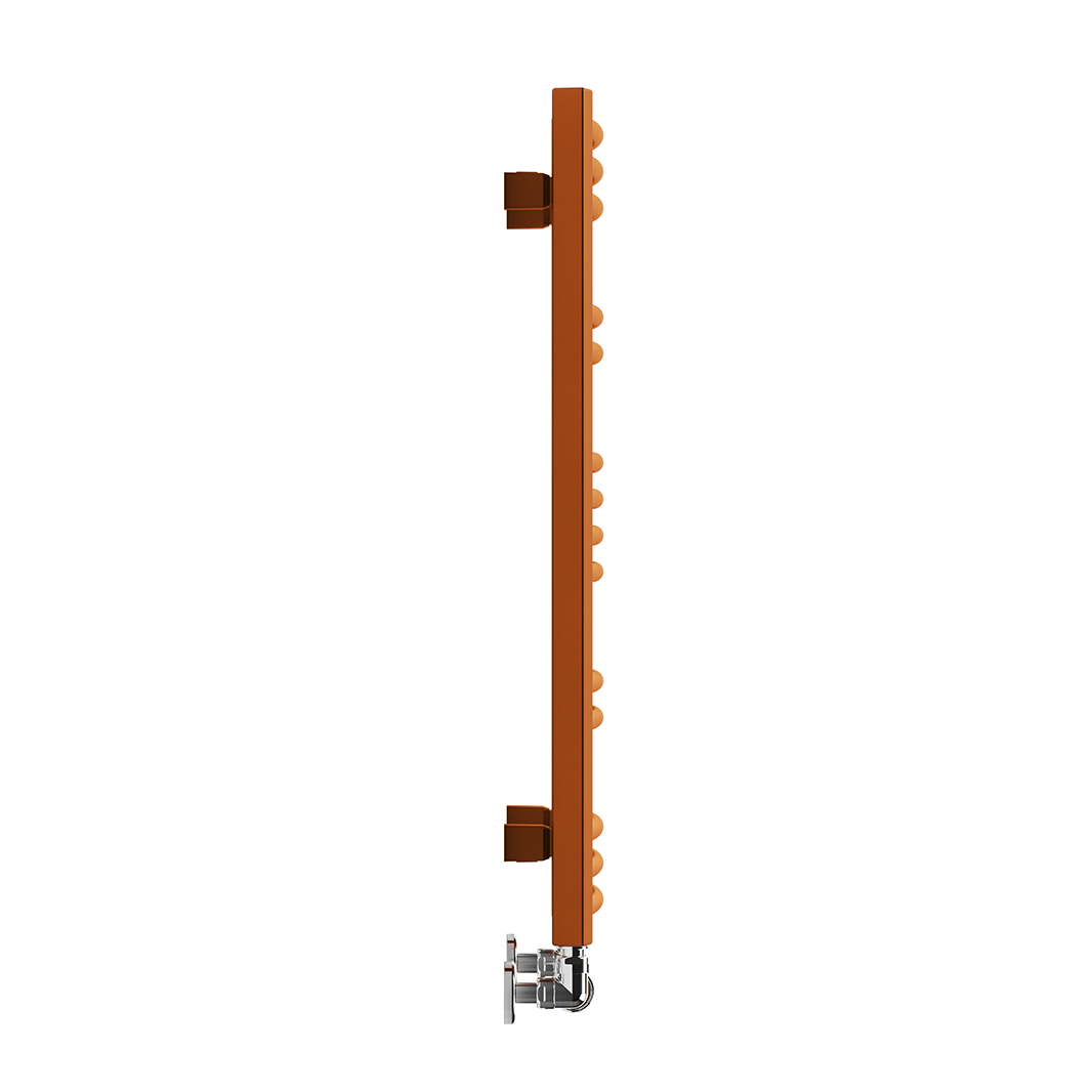 Terma Jade Curved Heated Towel Rail - True Copper - 2 Sizes