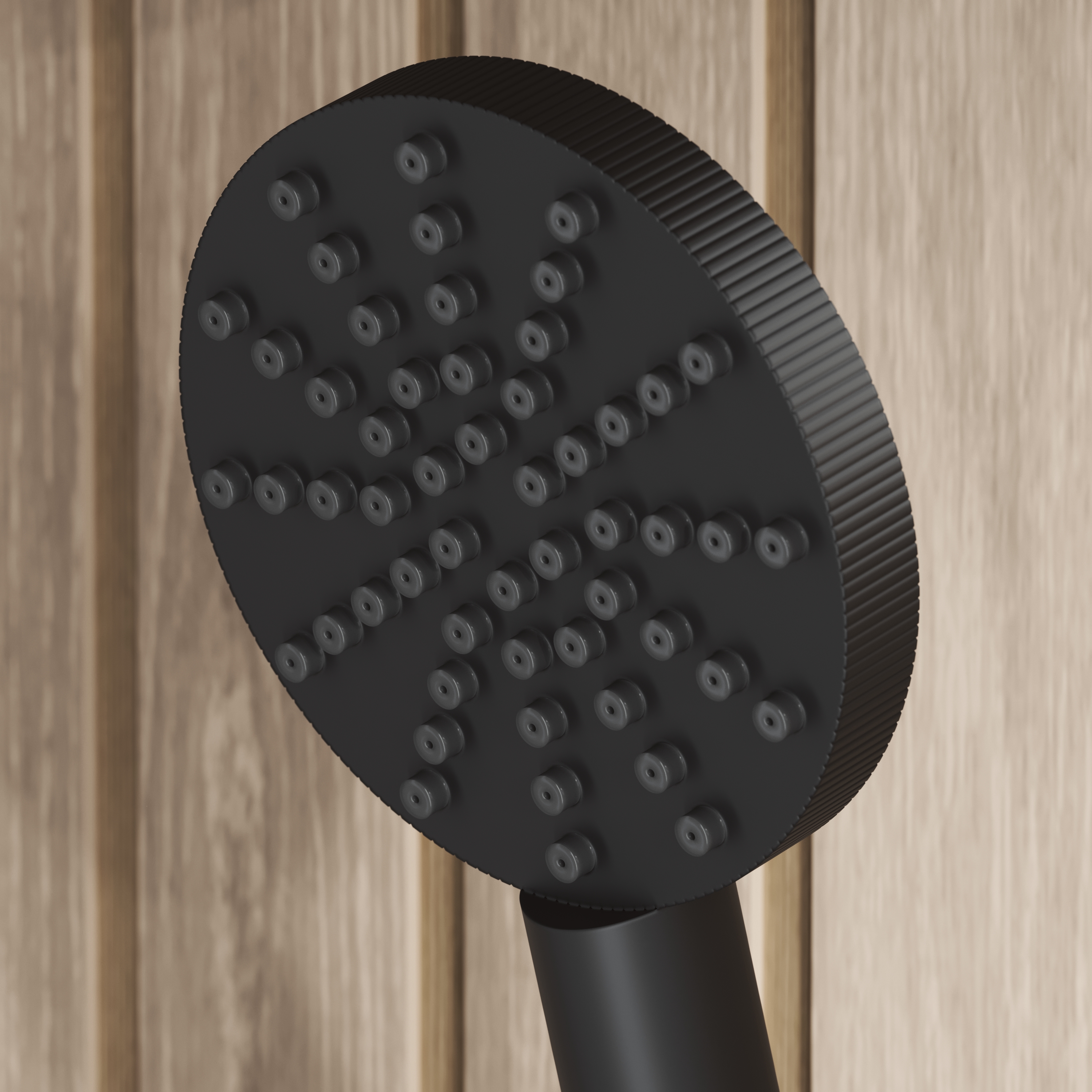 Core Fluted Slide Rail Shower Kit, Handset & Hose with Integrated Elbow