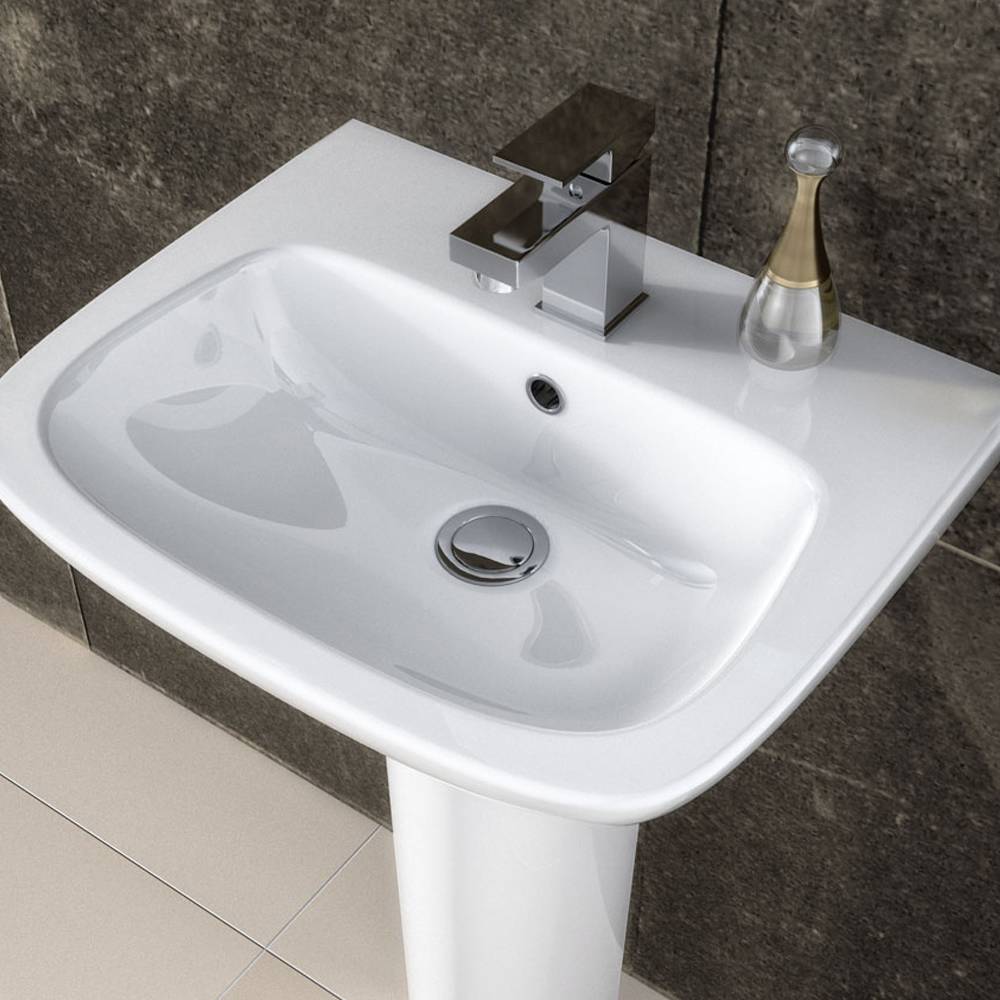 Lola 500mm Semi Pedestal & Basin
