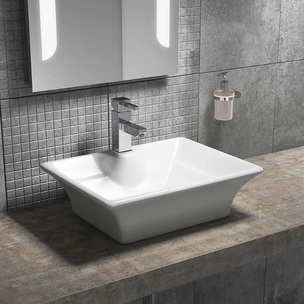 Lexie 490mm Rectangular Countertop Basin
