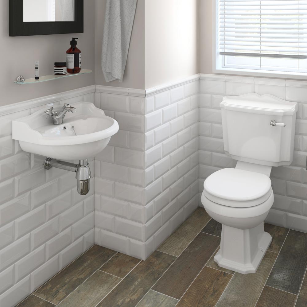 Butler & Rose Benedict 500mm Basin & Bottle Trap - 2 Tap Hole