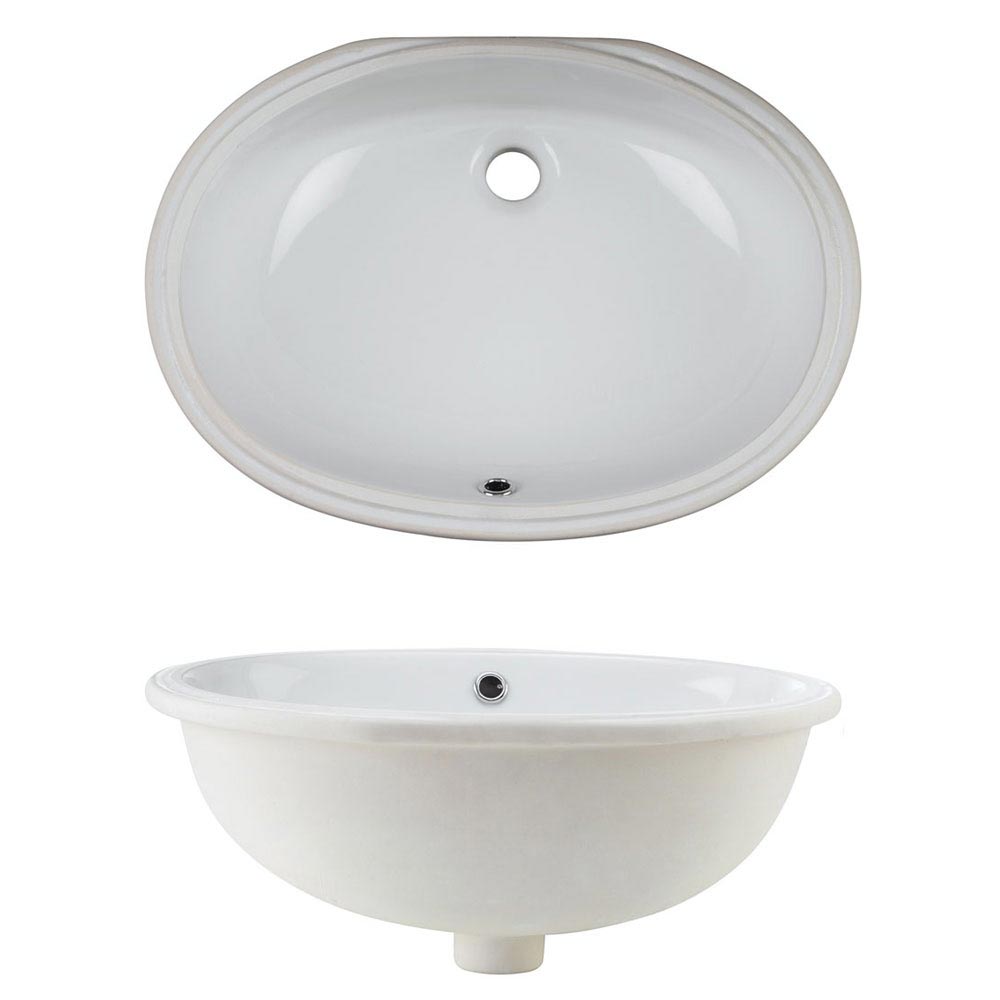 Crosswater Ancona Undermount Ceramic Basin