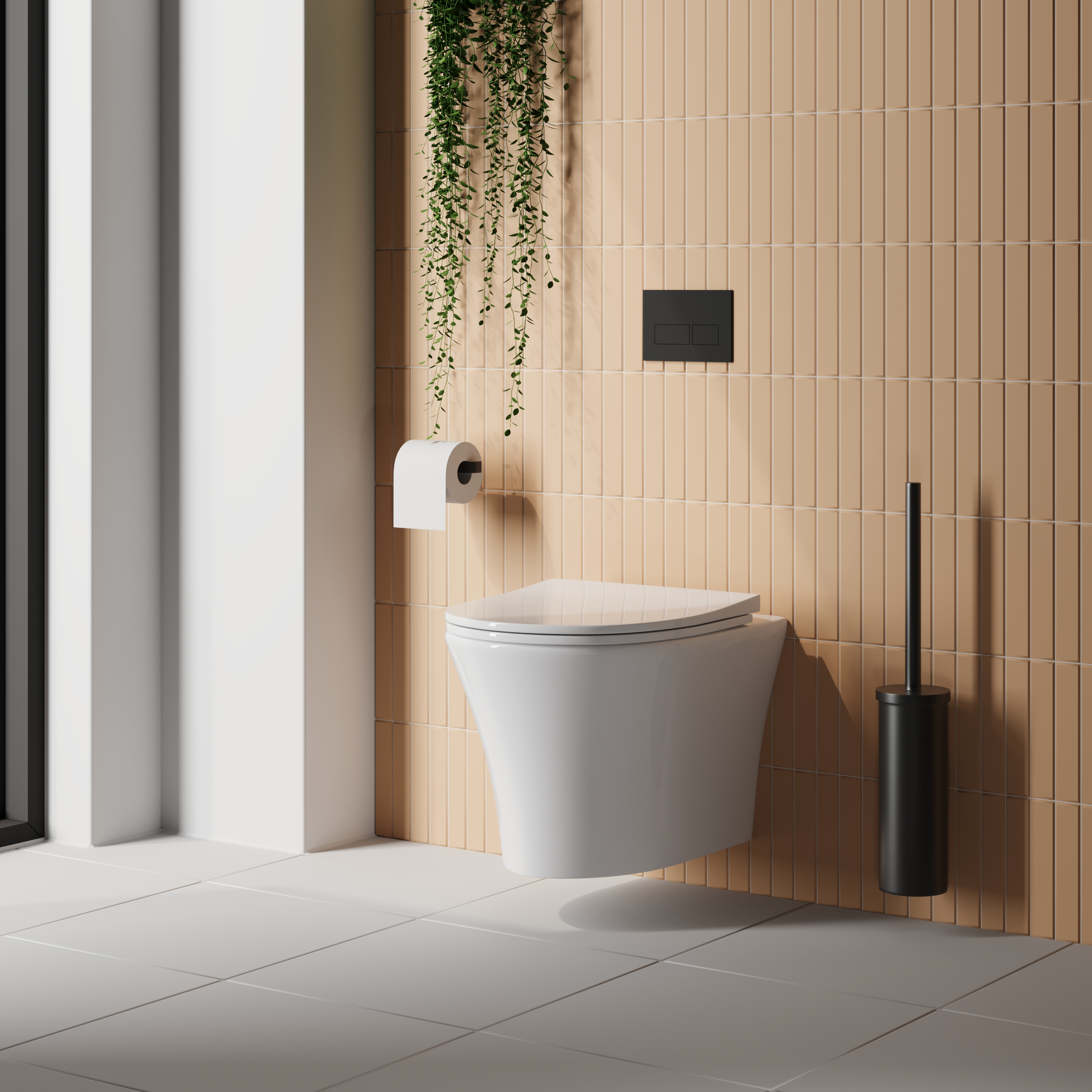 Harbour Acclaim Rimless Short Projection Wall Hung Toilet & Soft Close Seat