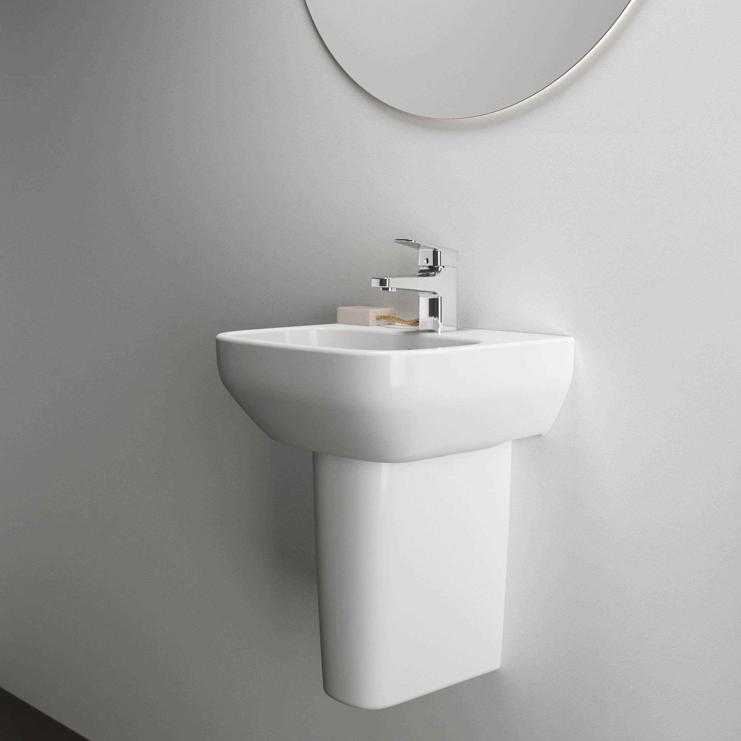 Ideal Standard i.life A Cloakroom Basin & Pedestal