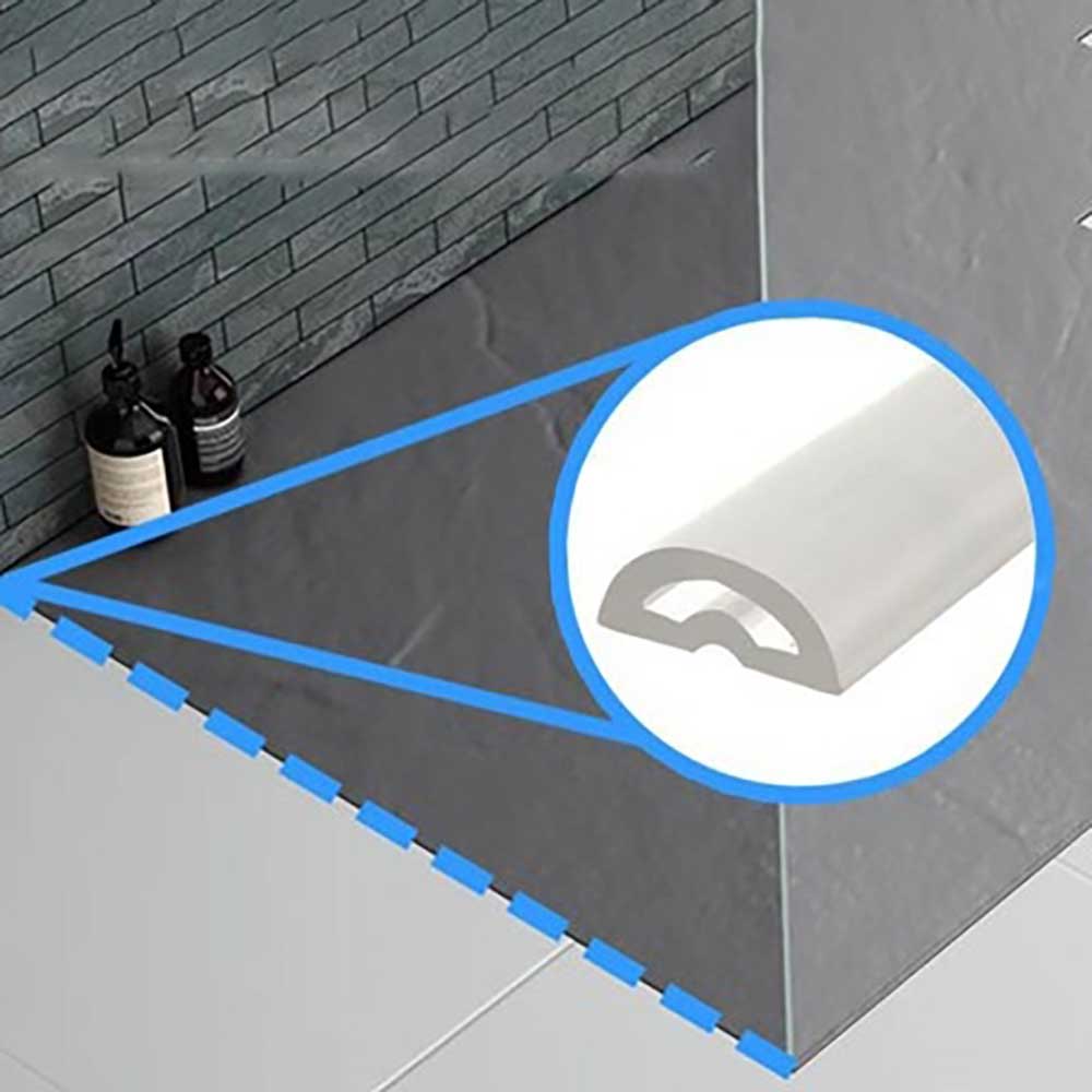 Uniblade Chameleon Rubber Threshold Wet Room Floor Seal - 1200mm