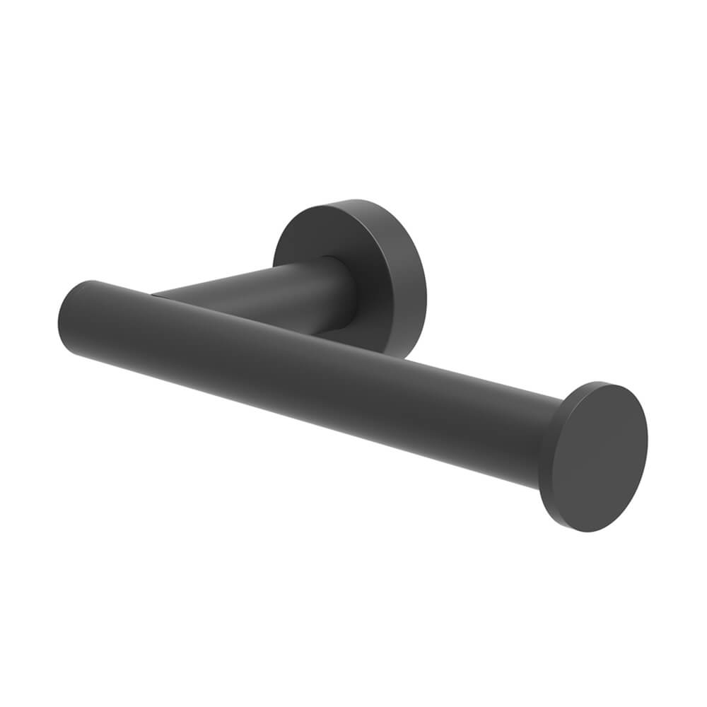 Britton Bathrooms Hoxton Single Toilet Roll Holder - Matt Black