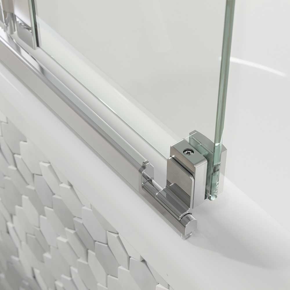 Harbour AcquaShield Acqua Arm 6mm Single Panel Bath Screen - 1500 x 800 mm