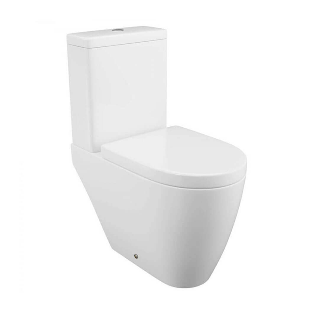 Harbour Clear Modern Close Coupled Toilet & Soft Close Seat