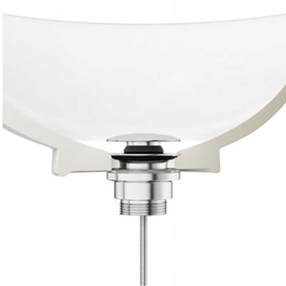 Vado Universal Clic Clac Chrome Basin Waste - For Basins With or Without an Overflow