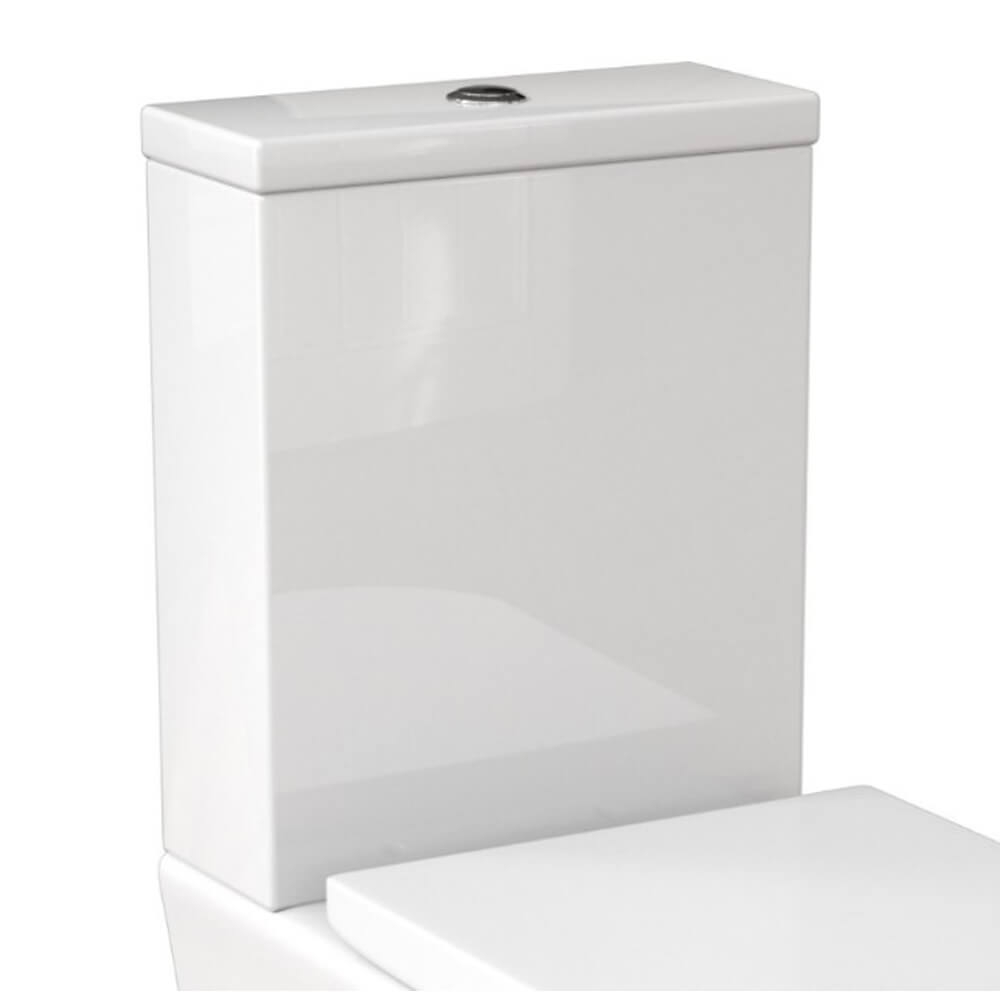 Saneux Uni Close Coupled Rimless Closed Back Toilet & Soft Close Seat