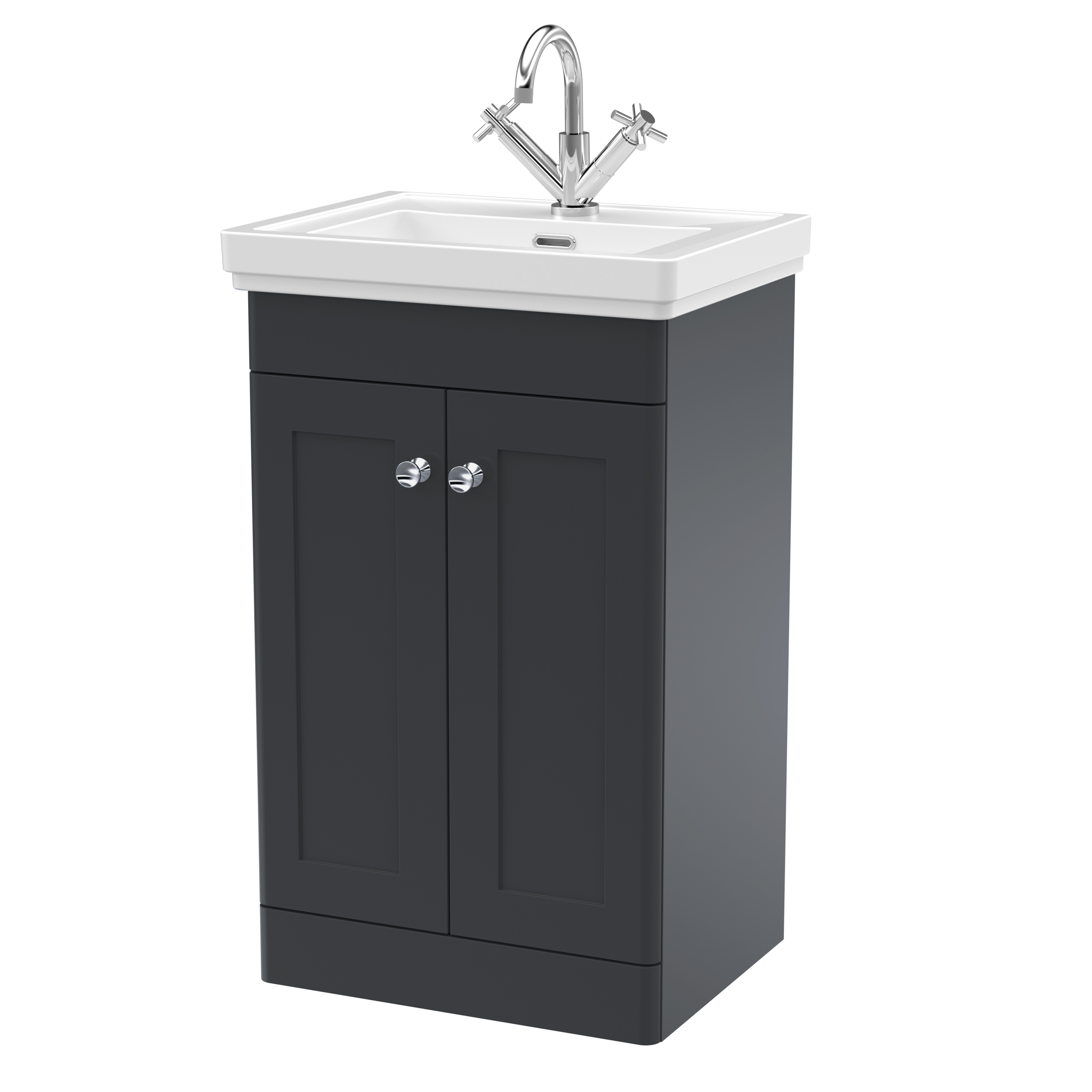 Butler & Rose Ophelia 500mm Floorstanding 2 Door Vanity Unit & Basin
