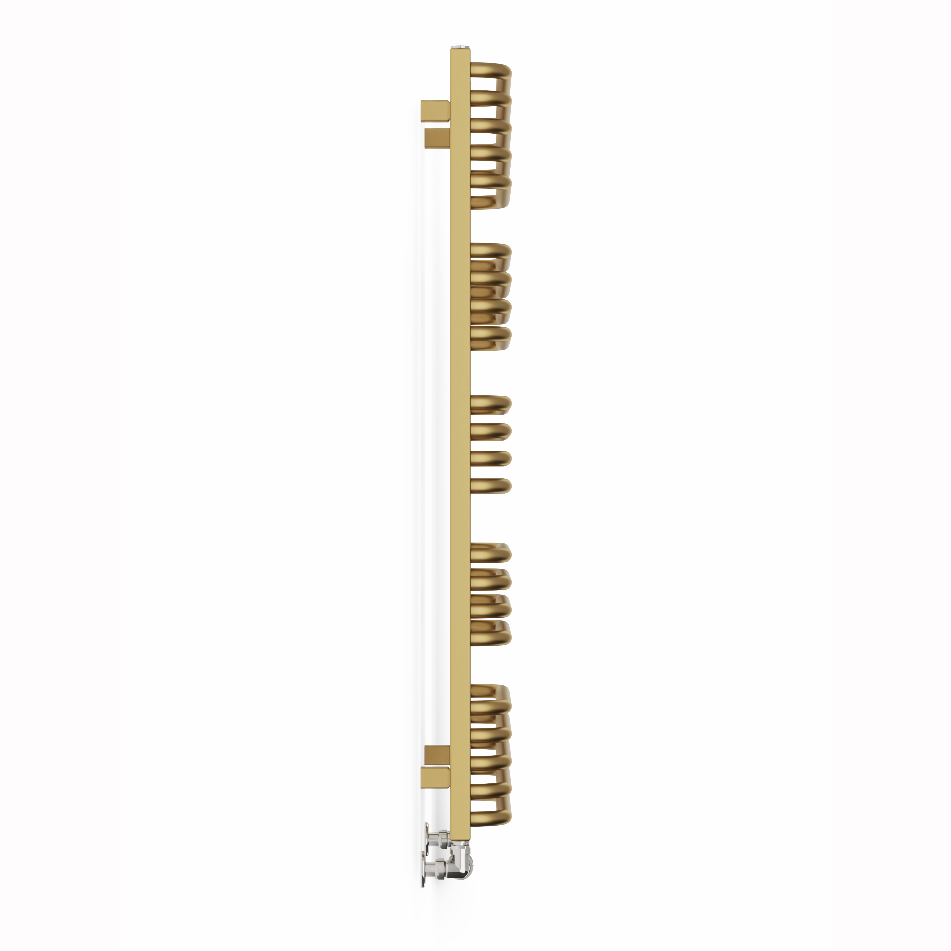 Terma Alex Ladder Heated Towel Rail - Brushed Brass - 1140 x 500mm