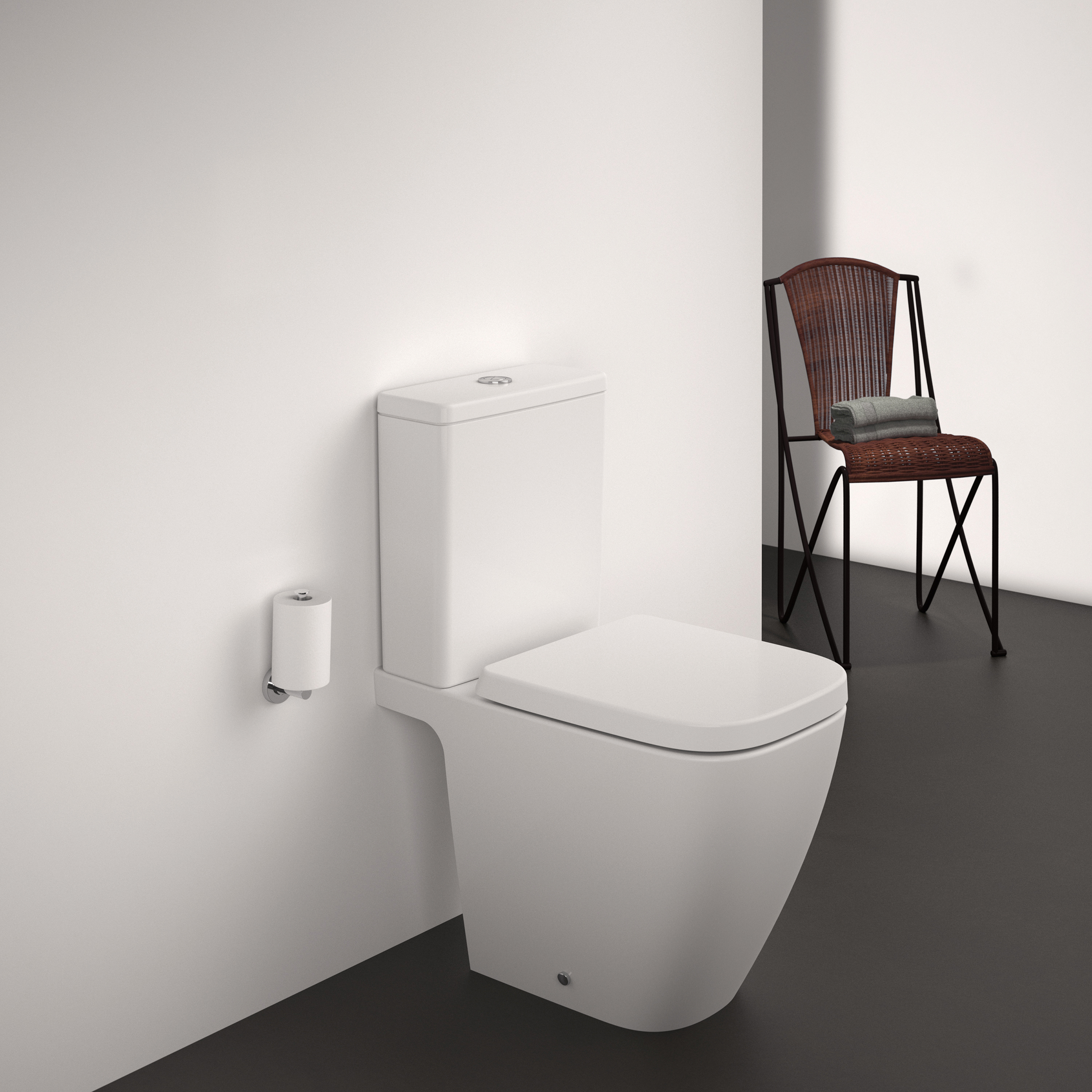 Ideal Standard i.life S Compact Close Coupled Rimless Toilet with Soft Close Seat