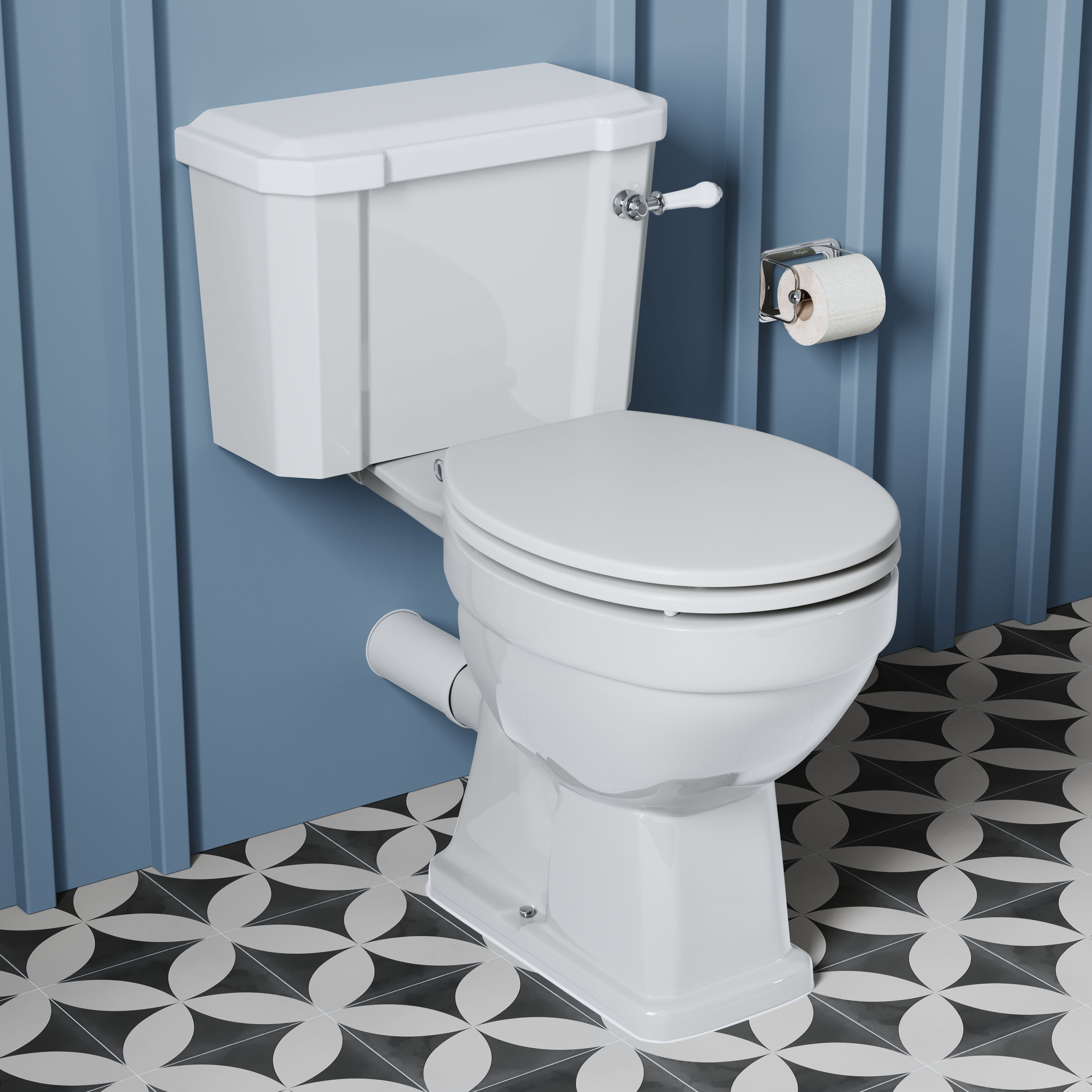 Butler & Rose Catherine Comfort Height Close Coupled Toilet & Cistern (Excluding Seat)