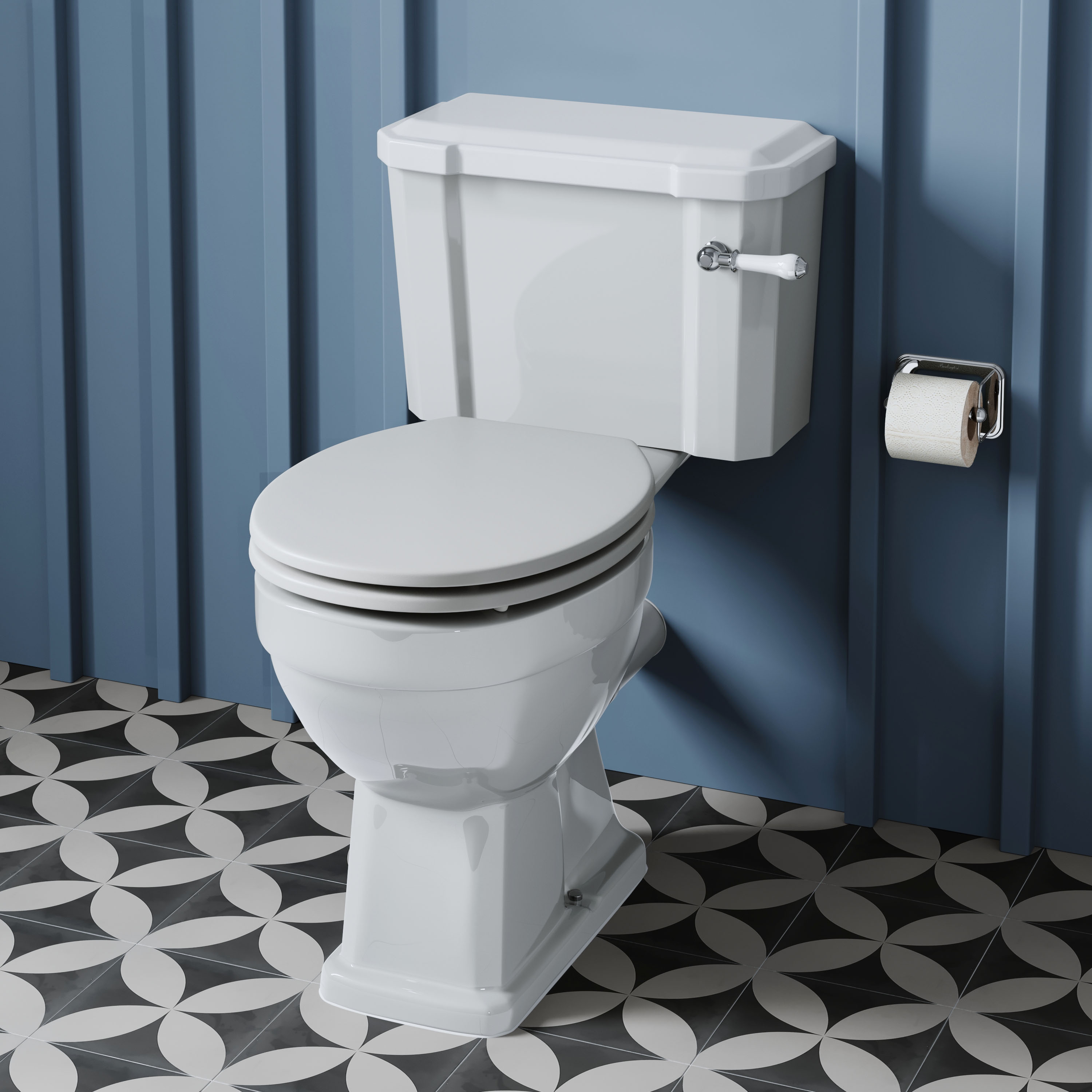 Butler & Rose Catherine Comfort Height Close Coupled Toilet & Cistern (Excluding Seat)