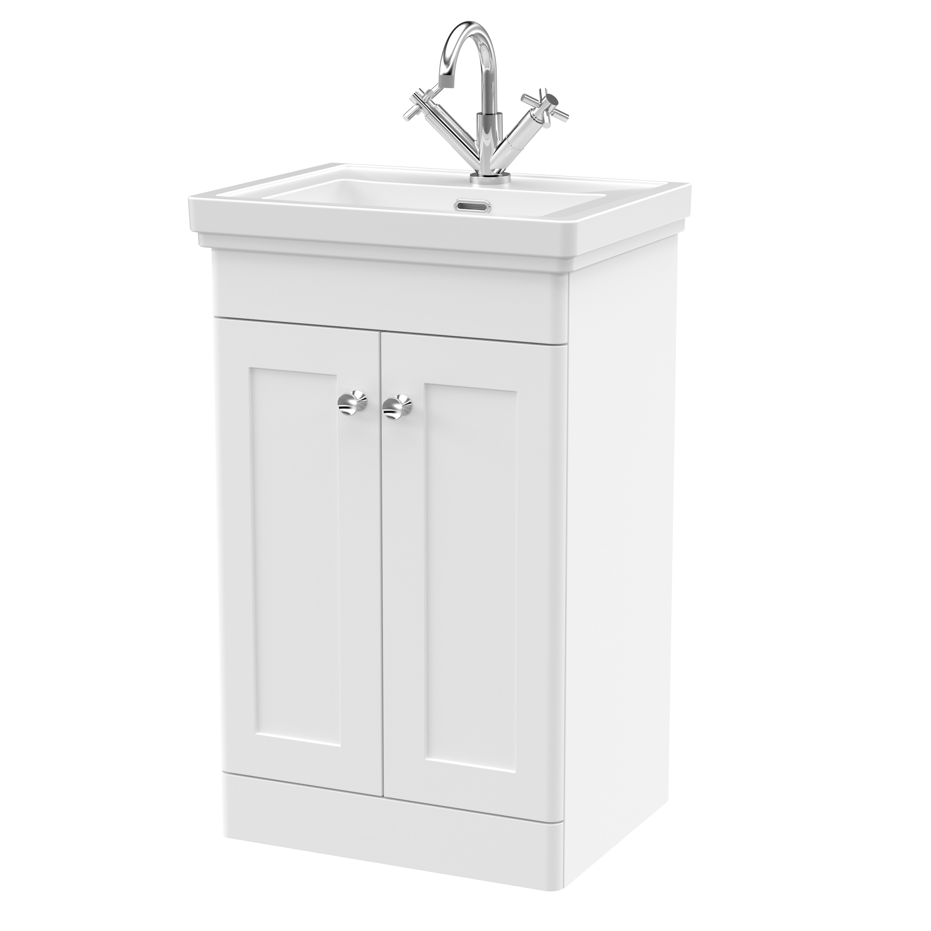 Butler & Rose Ophelia 500mm Floorstanding 2 Door Vanity Unit & Basin