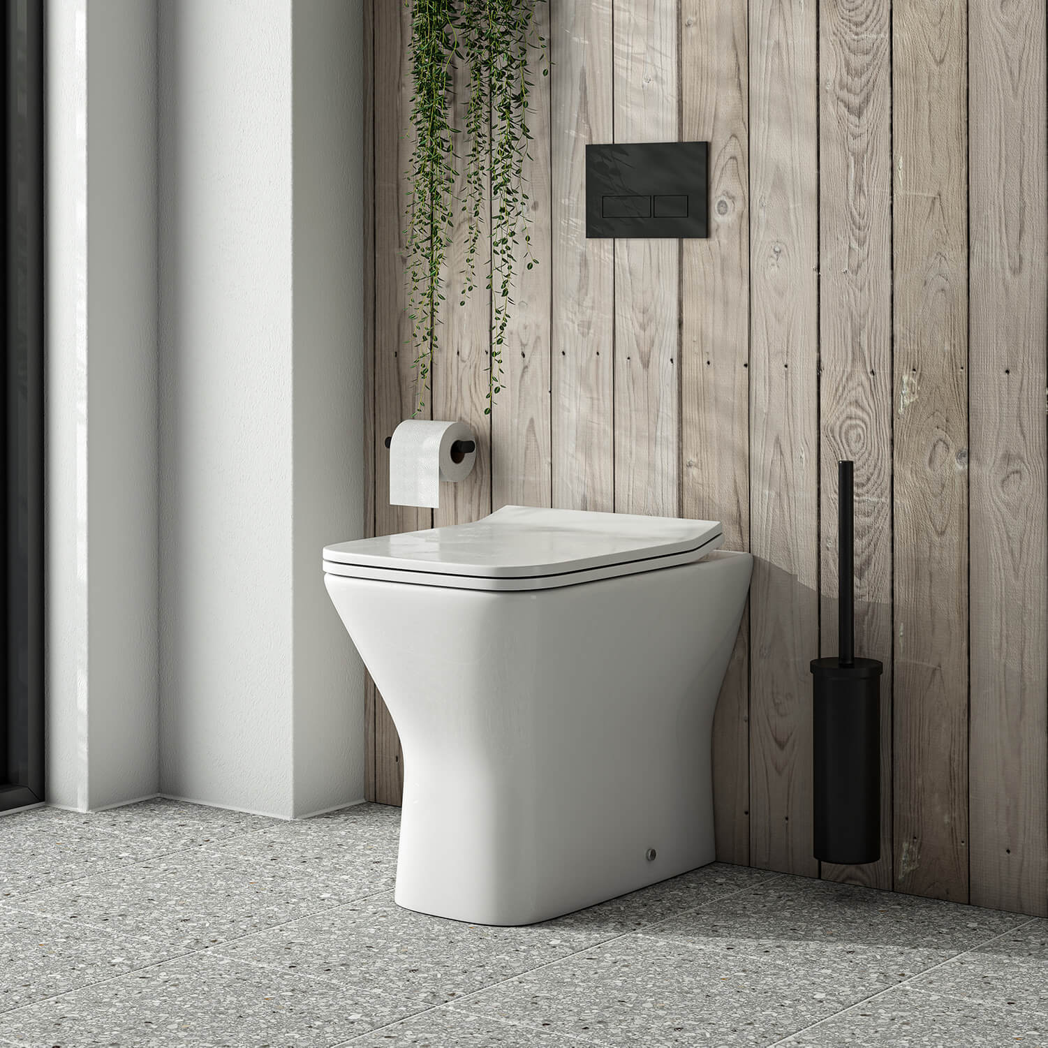 Harbour Alchemist Back to Wall Toilet & Wafer Thin Soft Close Seat