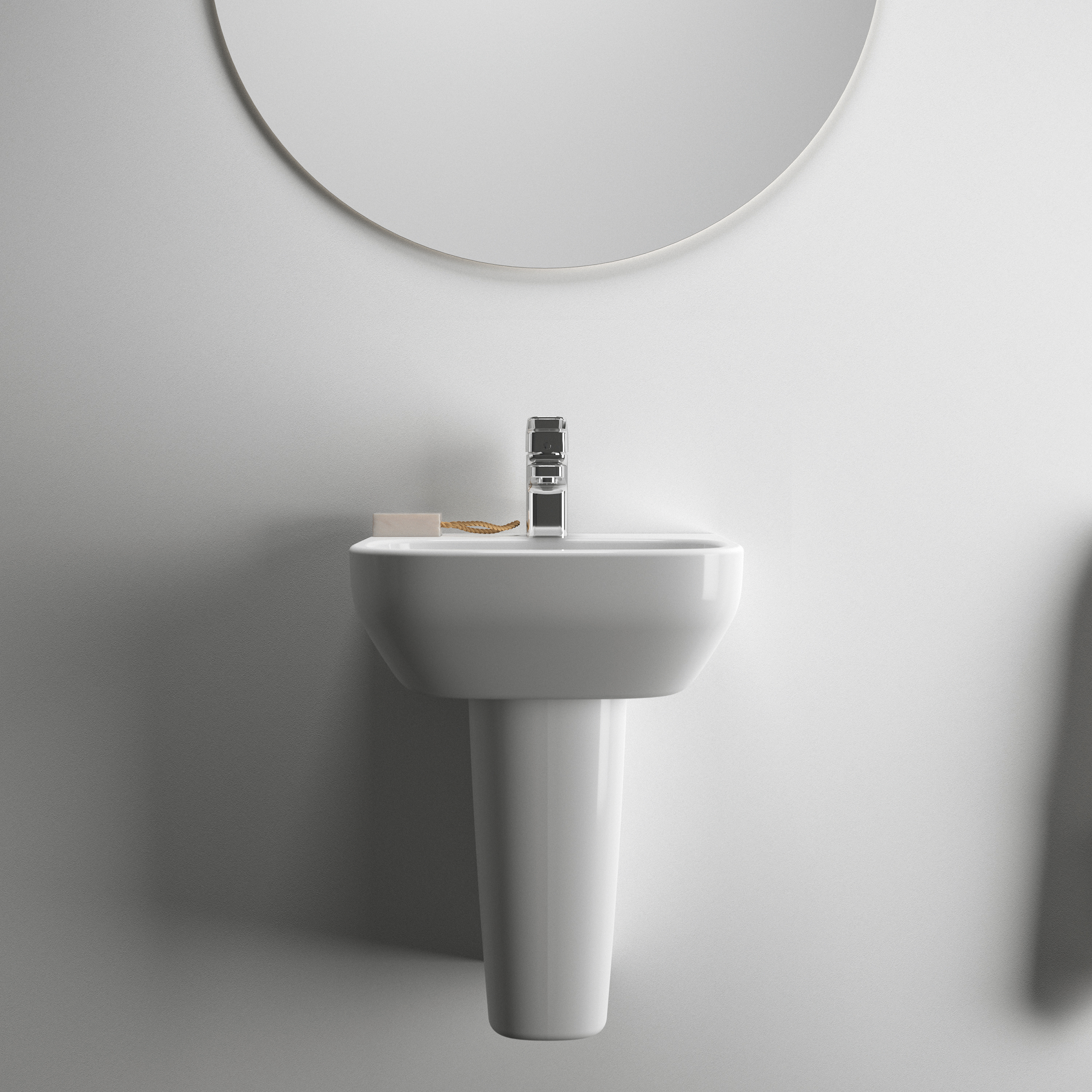 Ideal Standard i.life A Cloakroom Basin & Pedestal