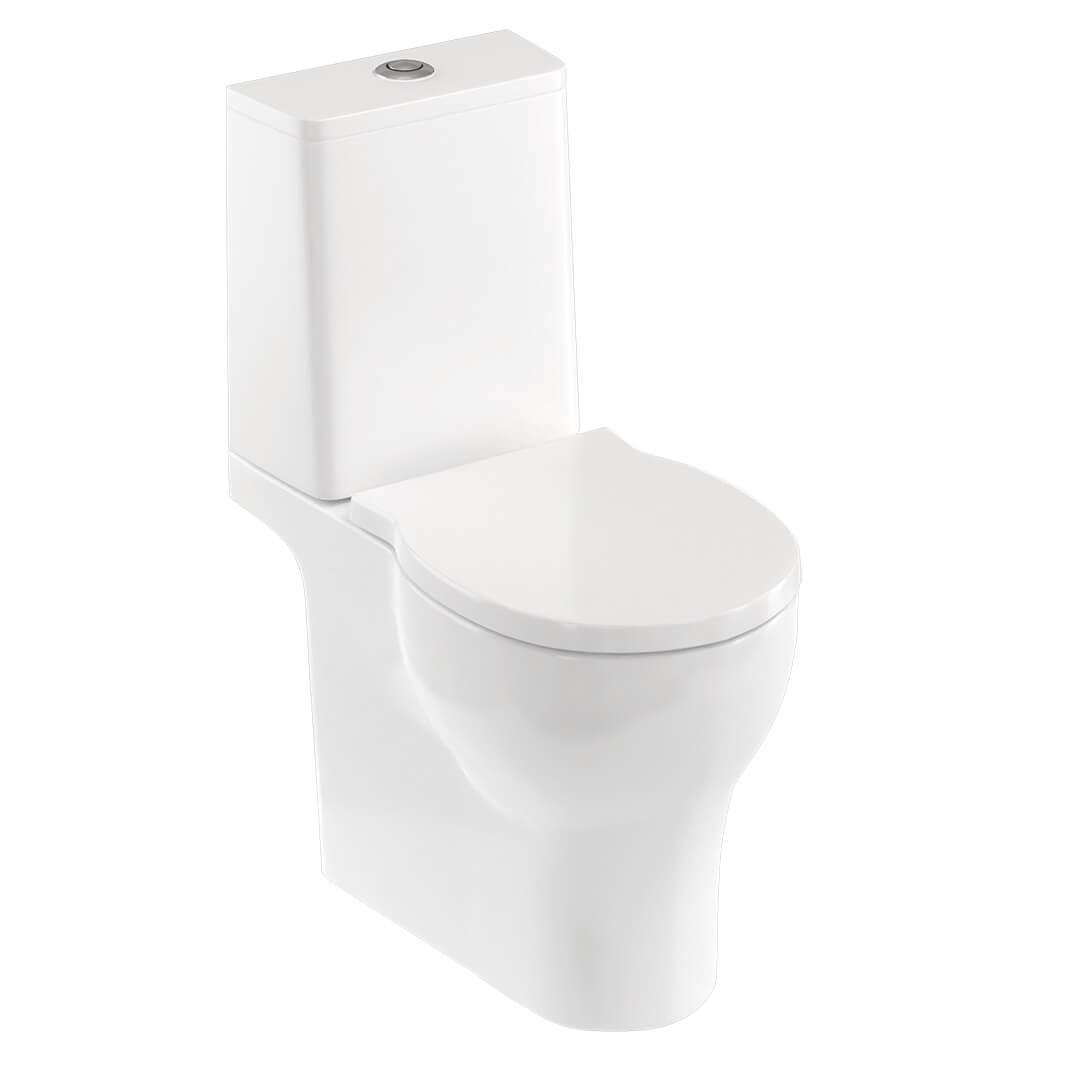 Britton Bathrooms Trim Close Coupled Toilet with Soft Close Seat