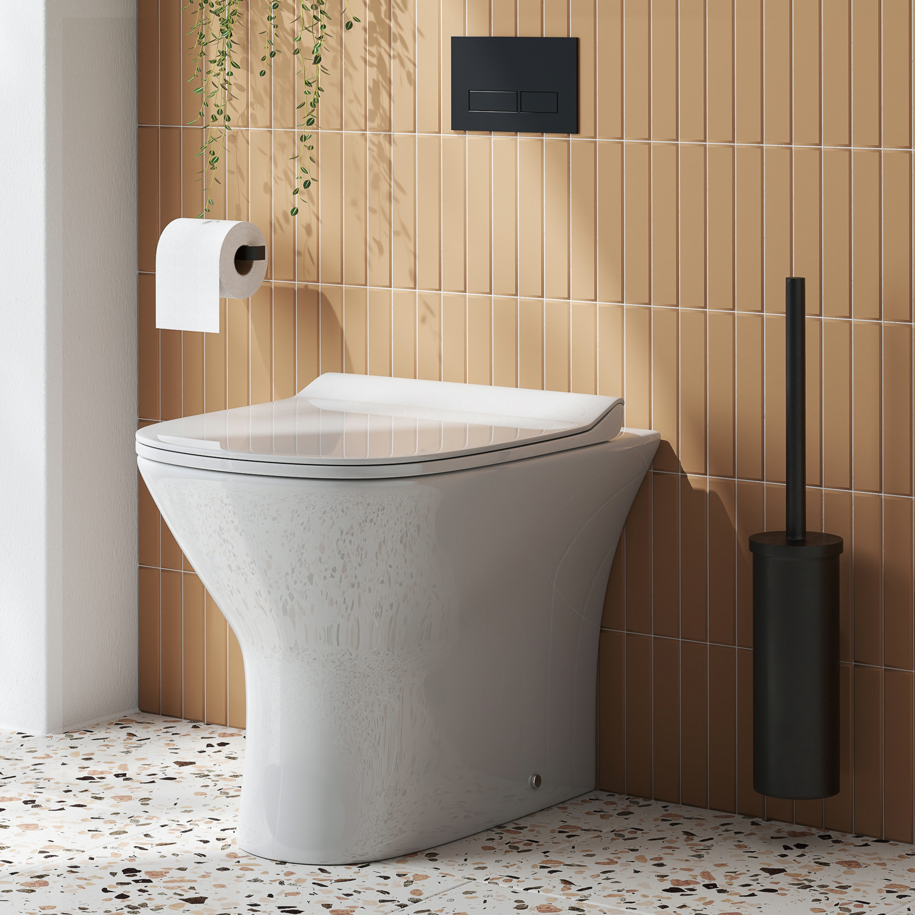 Harbour Acclaim Rimless Back To Wall Toilet & Soft Close Seat