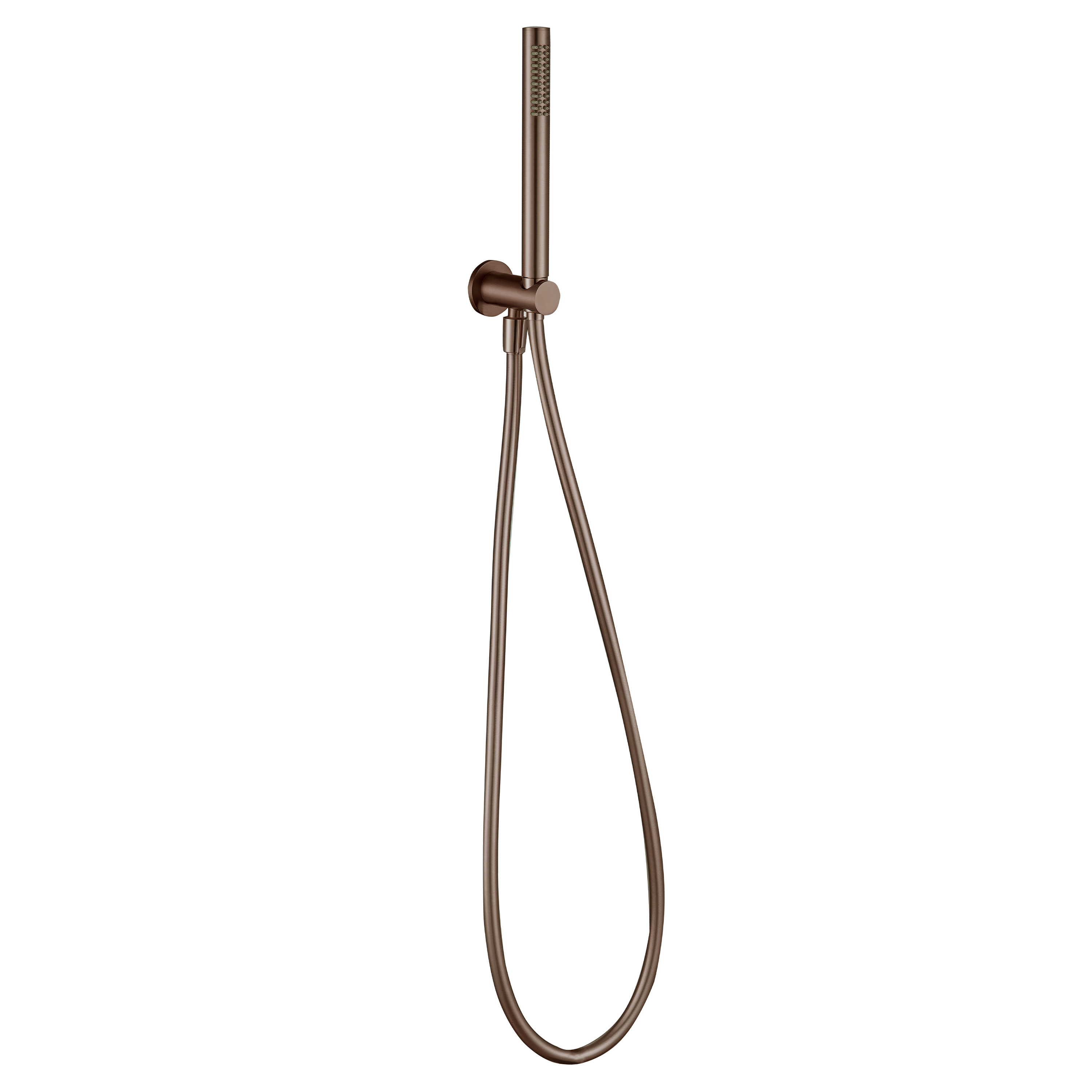 Harbour Clarity Round Shower Handset with Wall Outlet & Hose