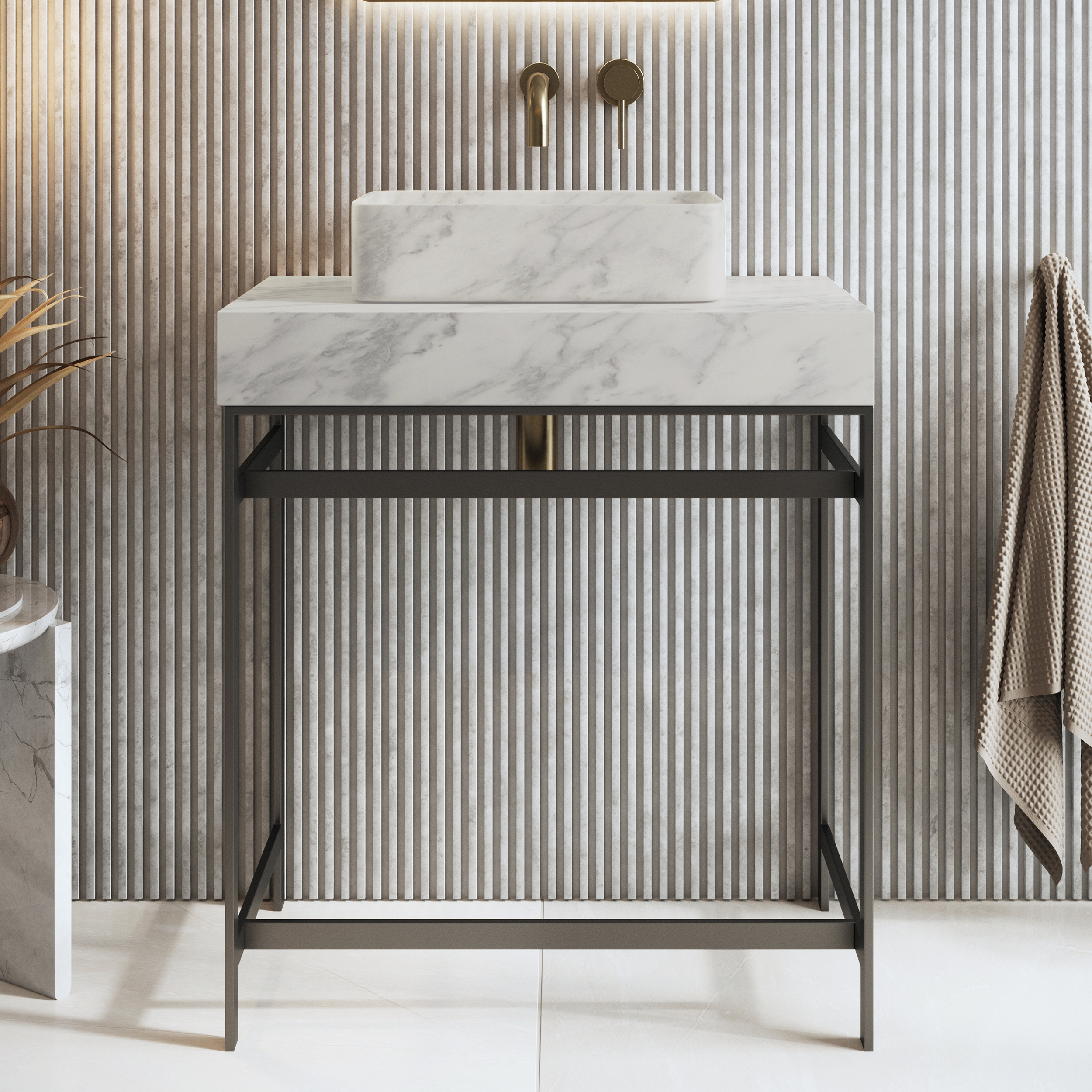 Harbour Tuscany 420mm Marble Countertop Basin