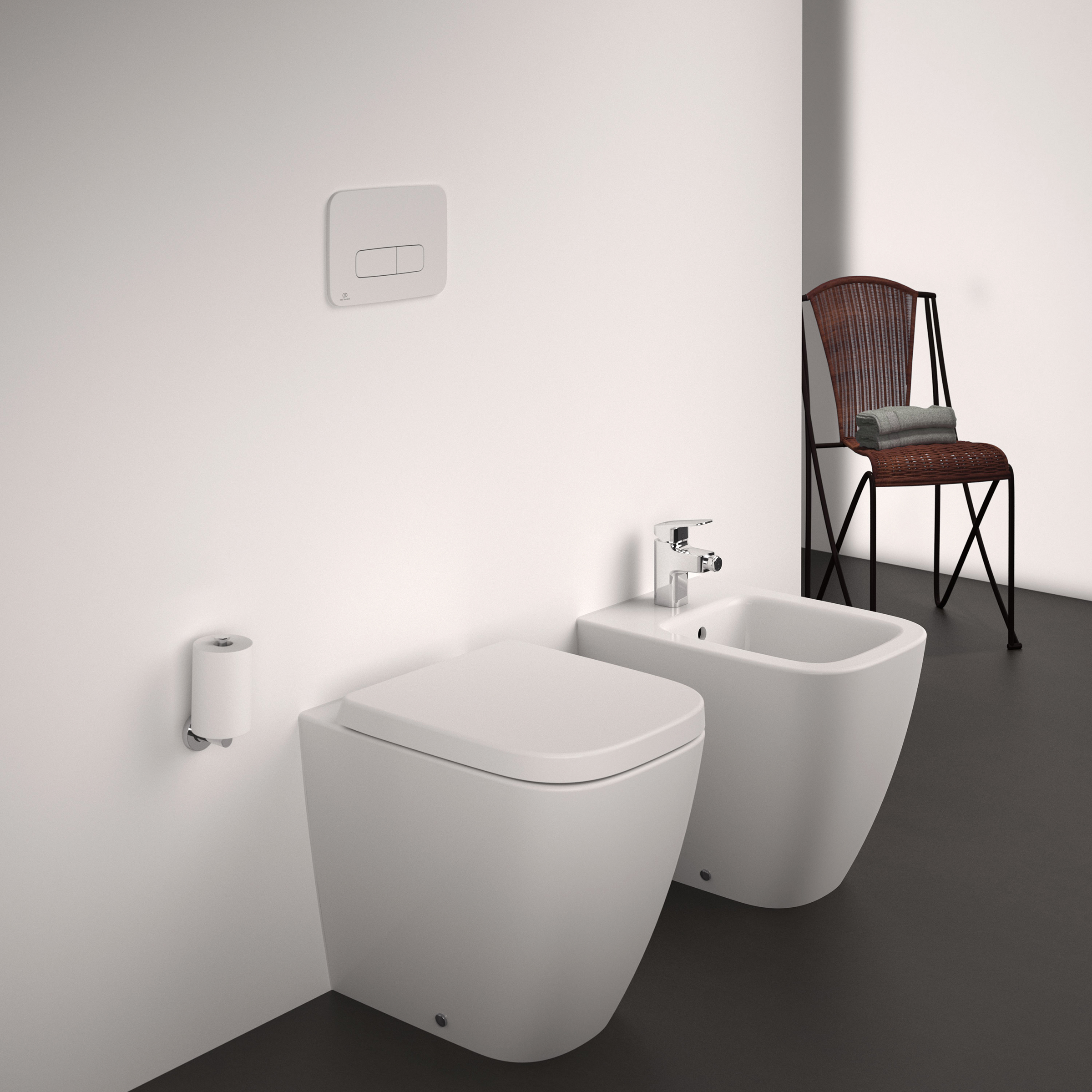 Ideal Standard i.life S Compact Back To Wall Rimless Toilet with Soft Close Seat