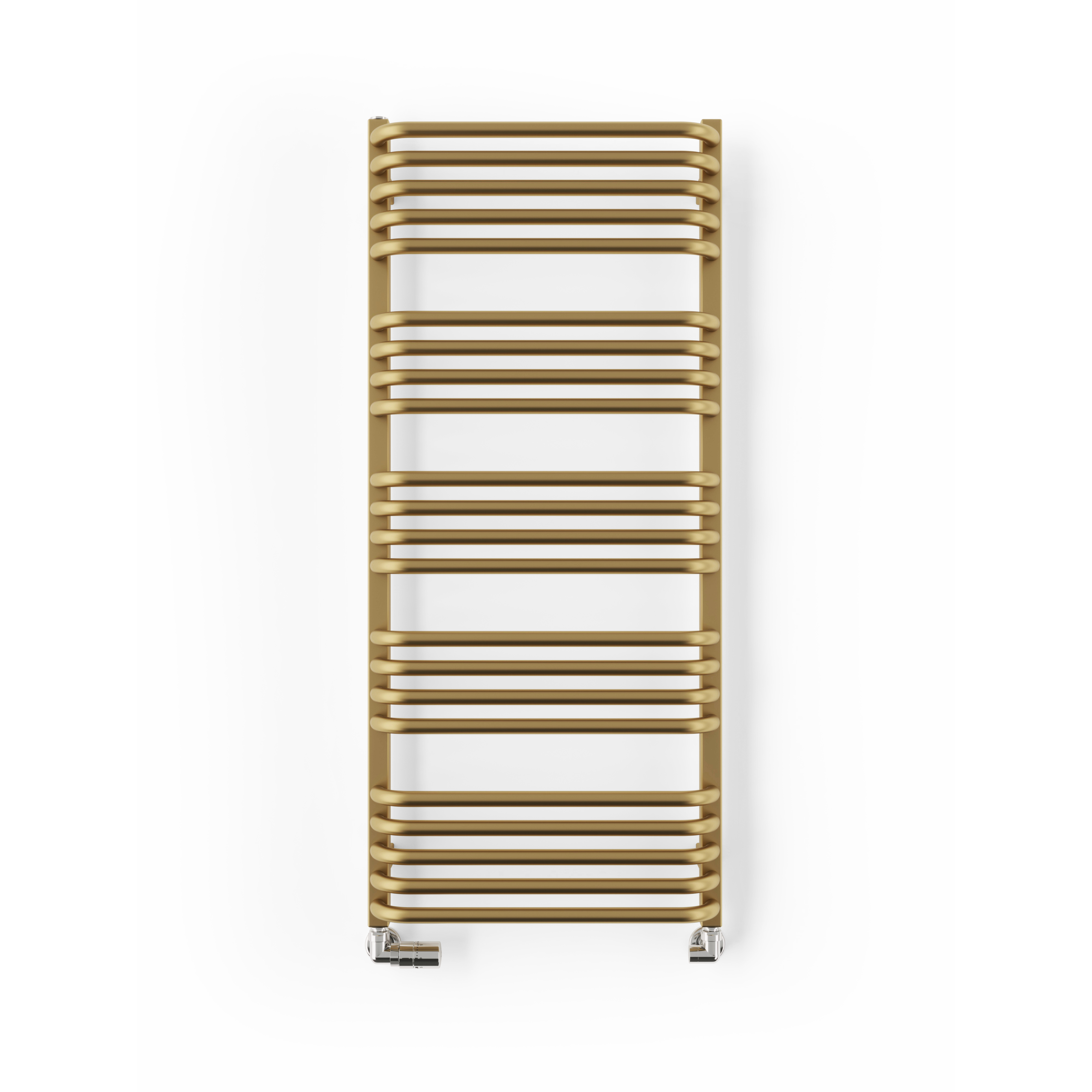 Terma Alex Ladder Heated Towel Rail - Brushed Brass - 1140 x 500mm