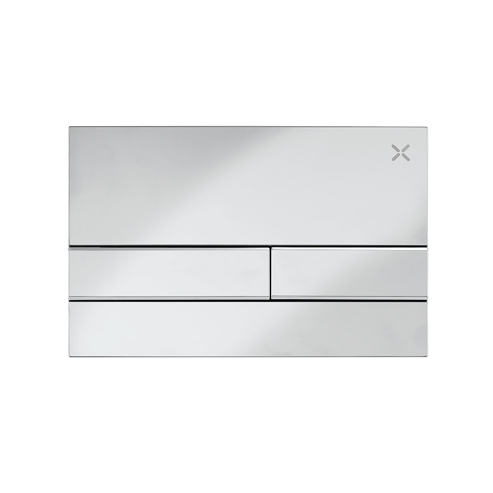 Crosswater Arena Flush Plate - Chrome