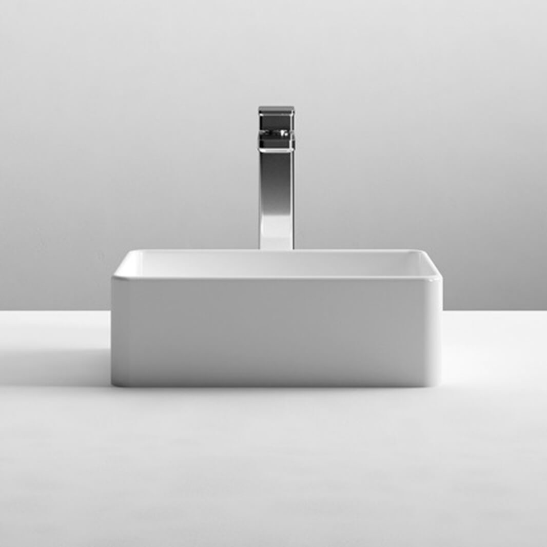 Hudson Reed 365mm Rectangular Countertop Basin