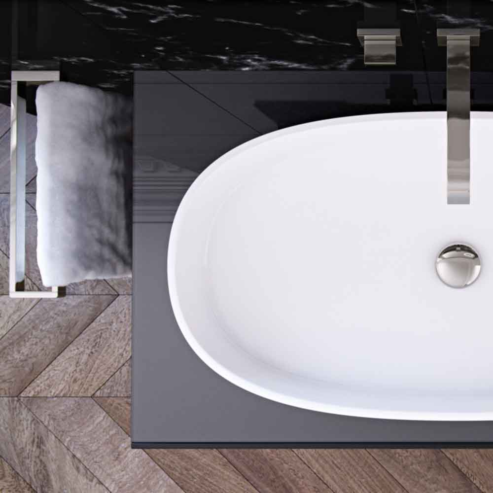 Vado Shama Double Towel Rail - 350mm