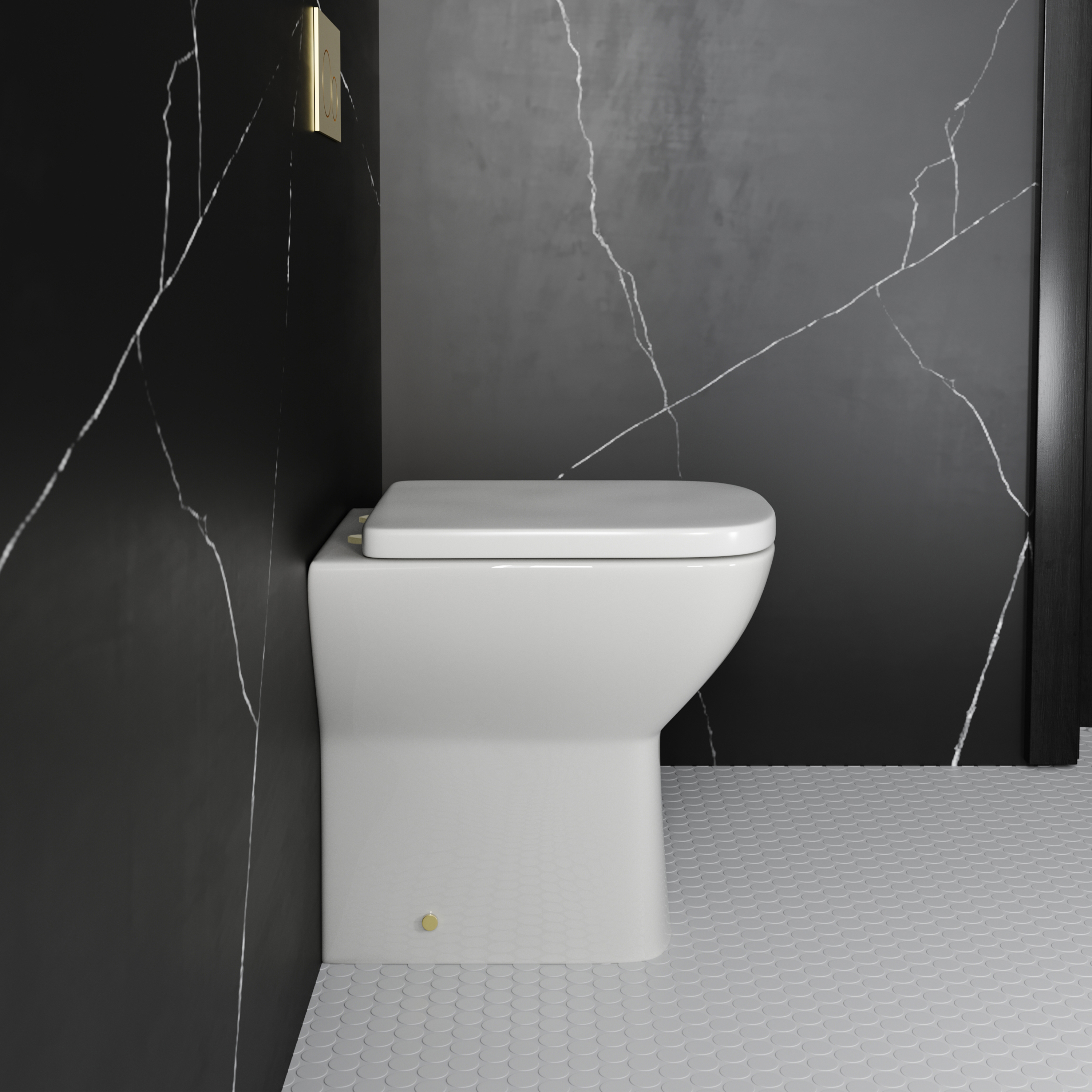 Harbour Alchemy Rimless Back To Wall Comfort Height Toilet & Soft Close Seat