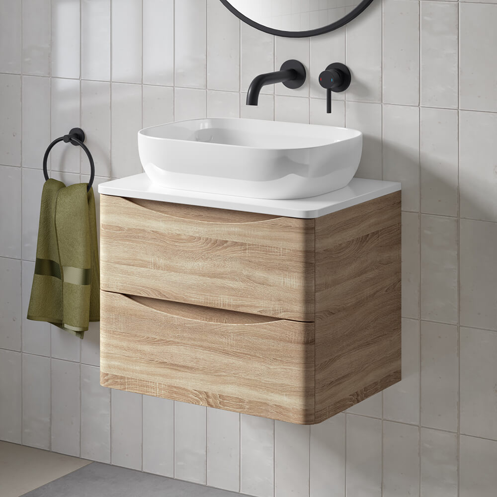 Drench Sophia Rectangular Countertop Basin - 500 x 380mm