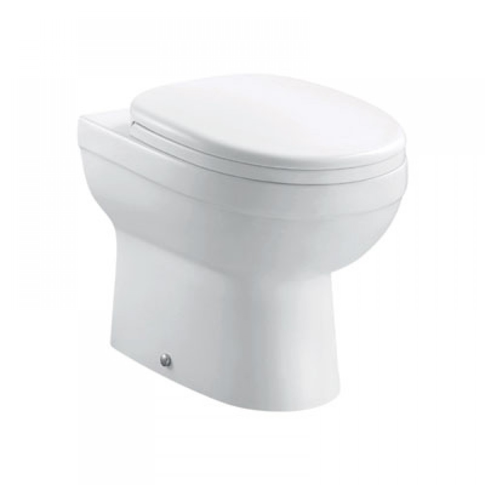 Pura Ivo Back to Wall Toilet & Seat - 500mm Projection
