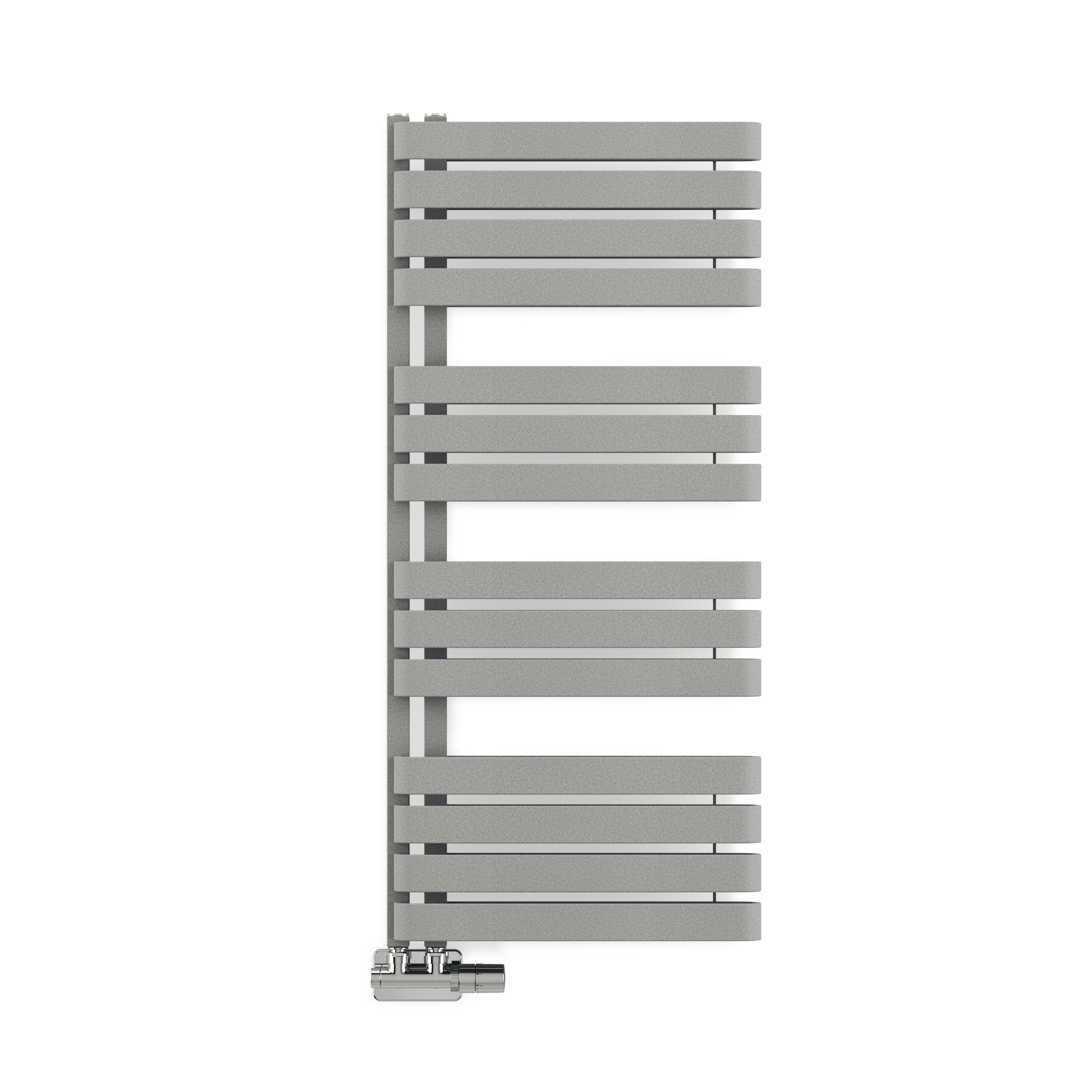 Terma Warp S Open Ladder Heated Towel Rail - 1100 x 500mm - Salt & Pepper