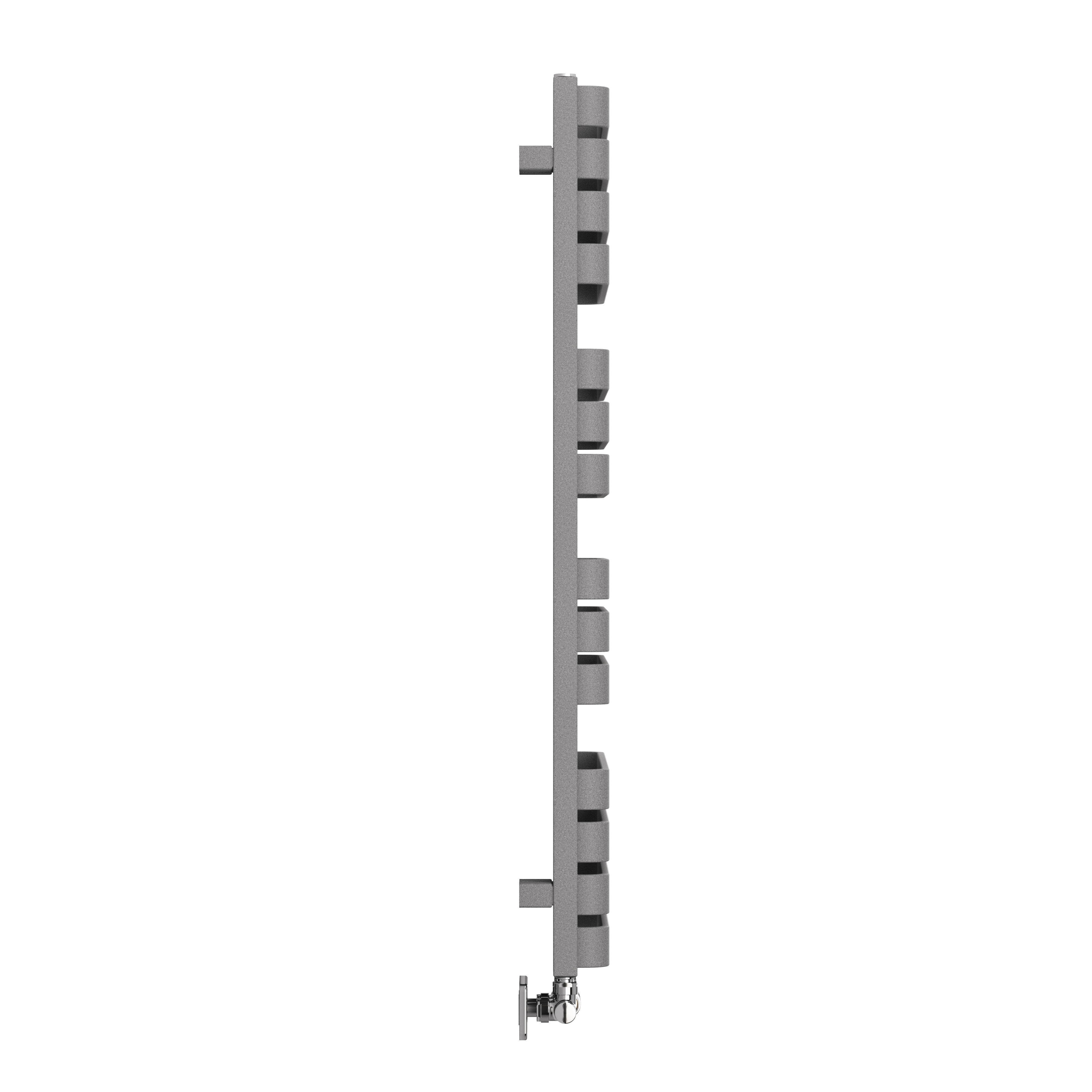 Terma Warp S Open Ladder Heated Towel Rail - 1100 x 500mm - Salt & Pepper