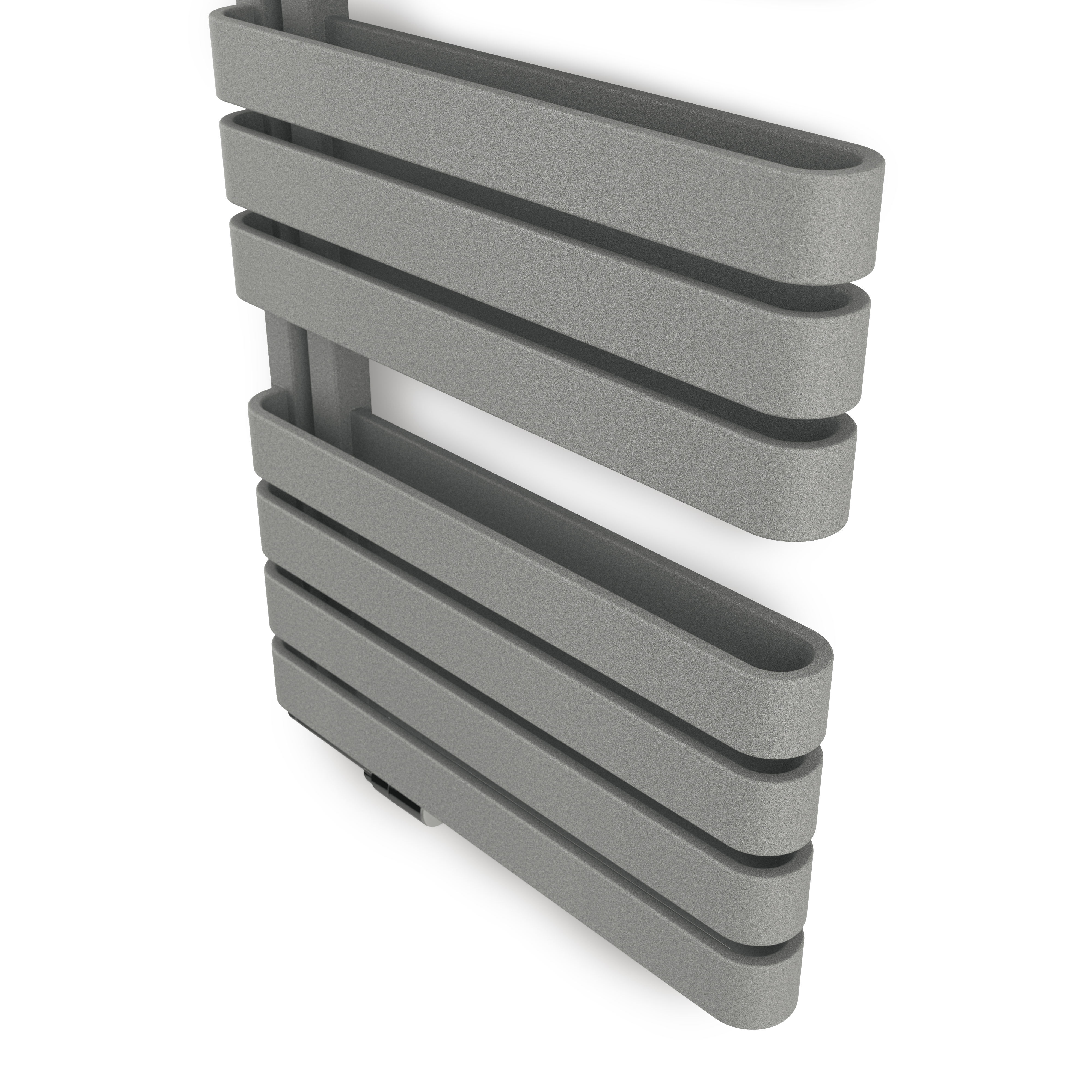 Terma Warp S Open Ladder Heated Towel Rail - 1100 x 500mm - Salt & Pepper