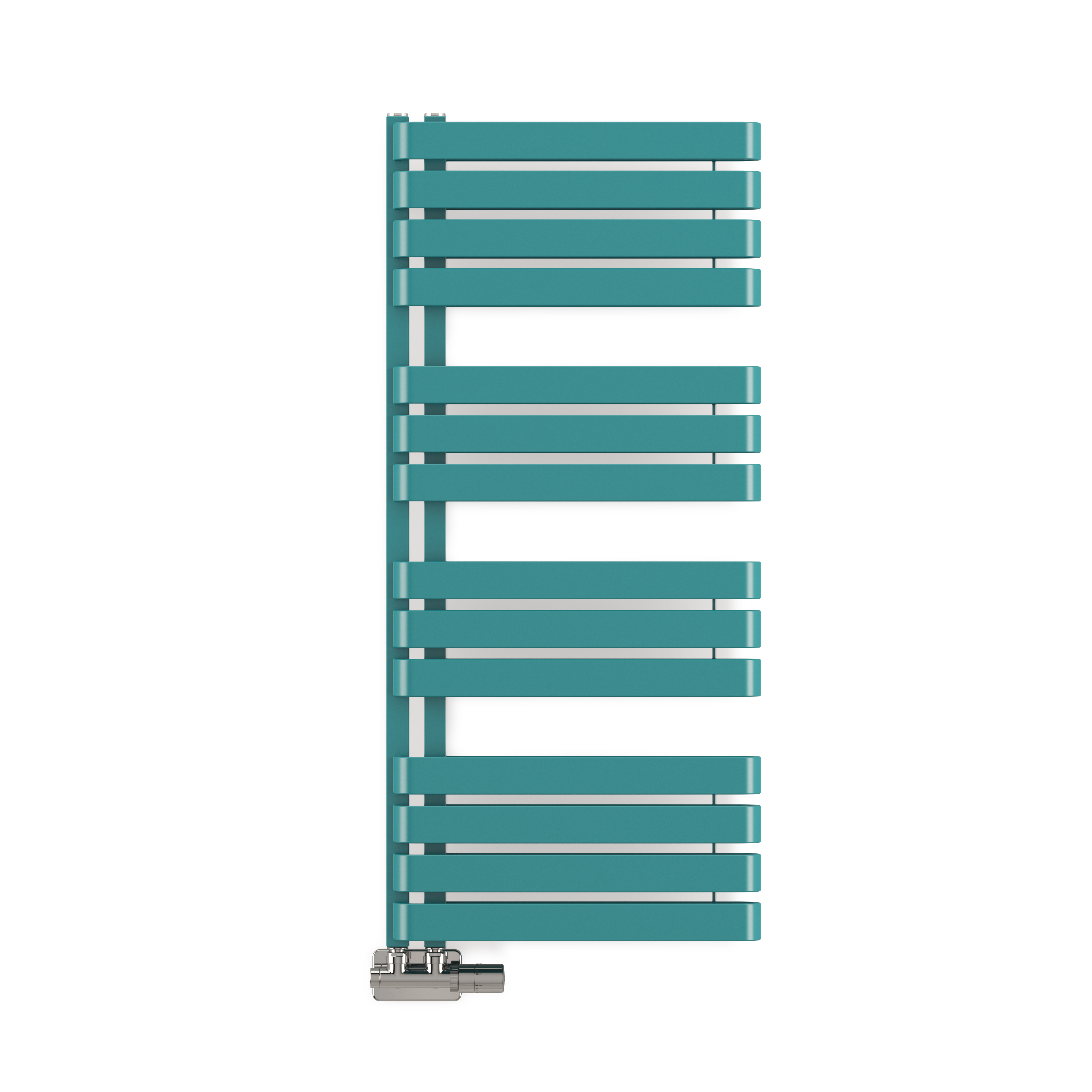 Terma Warp S Open Ladder Heated Towel Rail - 1100 x 500mm - Matt Teal