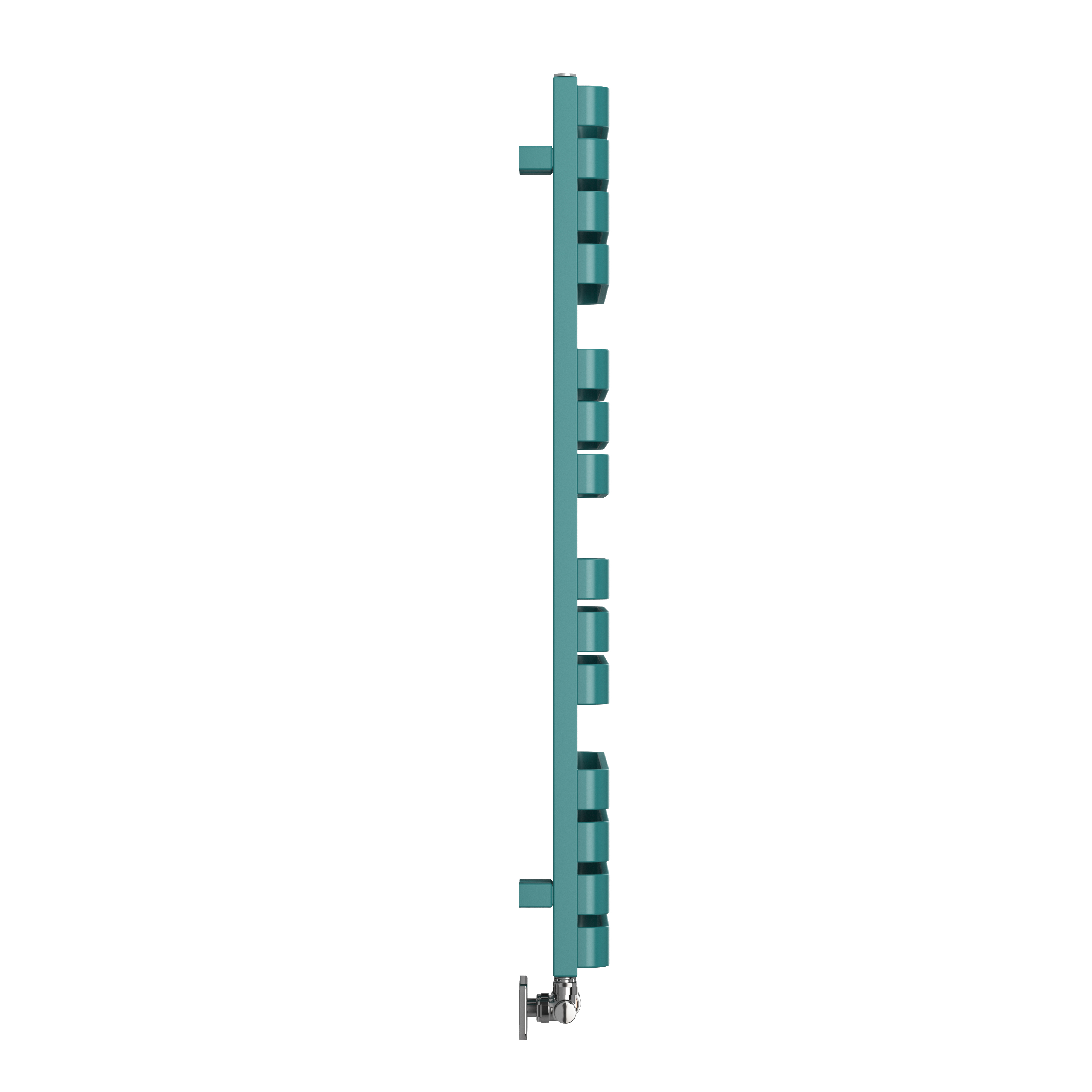 Terma Warp S Open Ladder Heated Towel Rail - 1100 x 500mm - Matt Teal