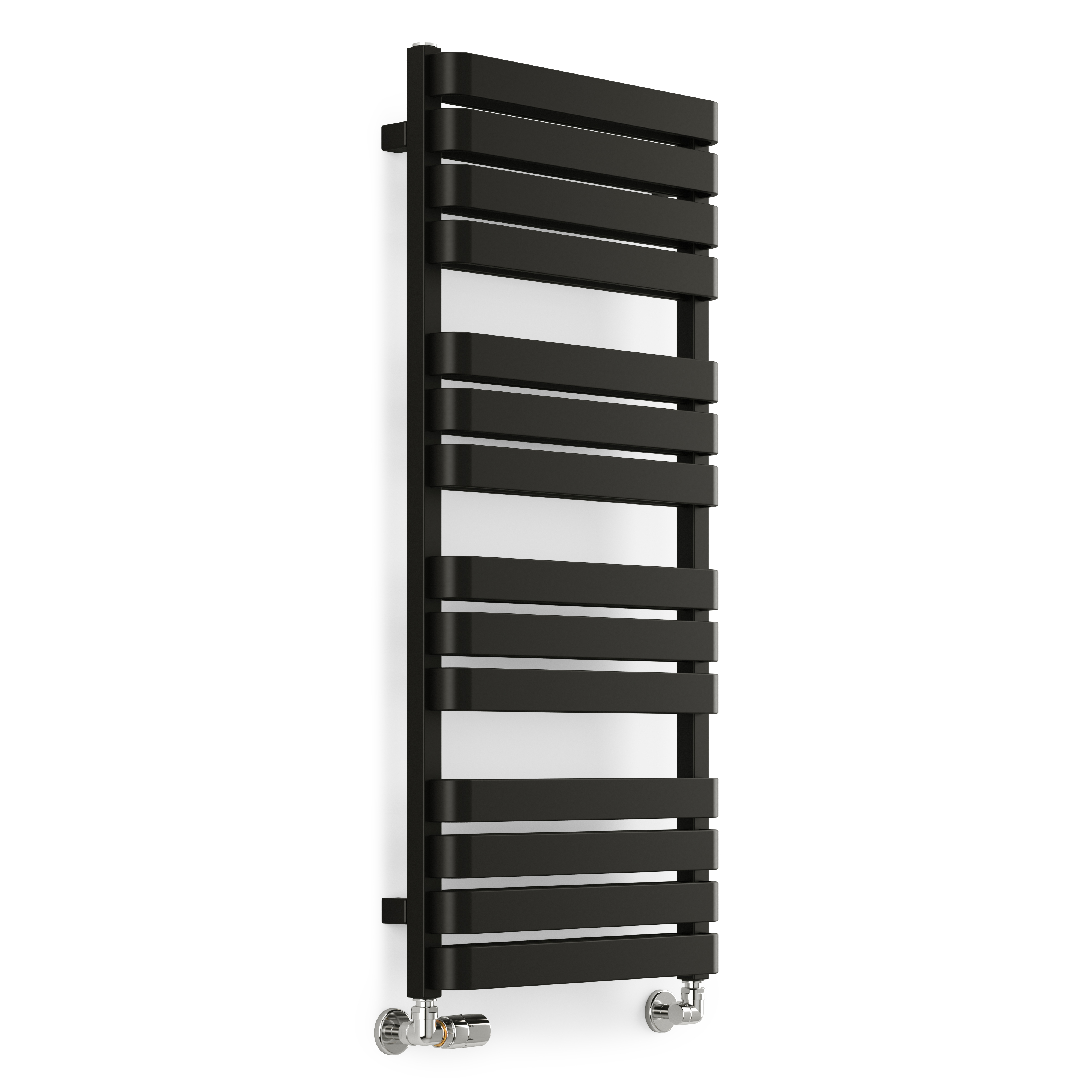 Terma Warp T Bold Ladder Heated Towel Rail - 1100 x 500mm - Jet Black