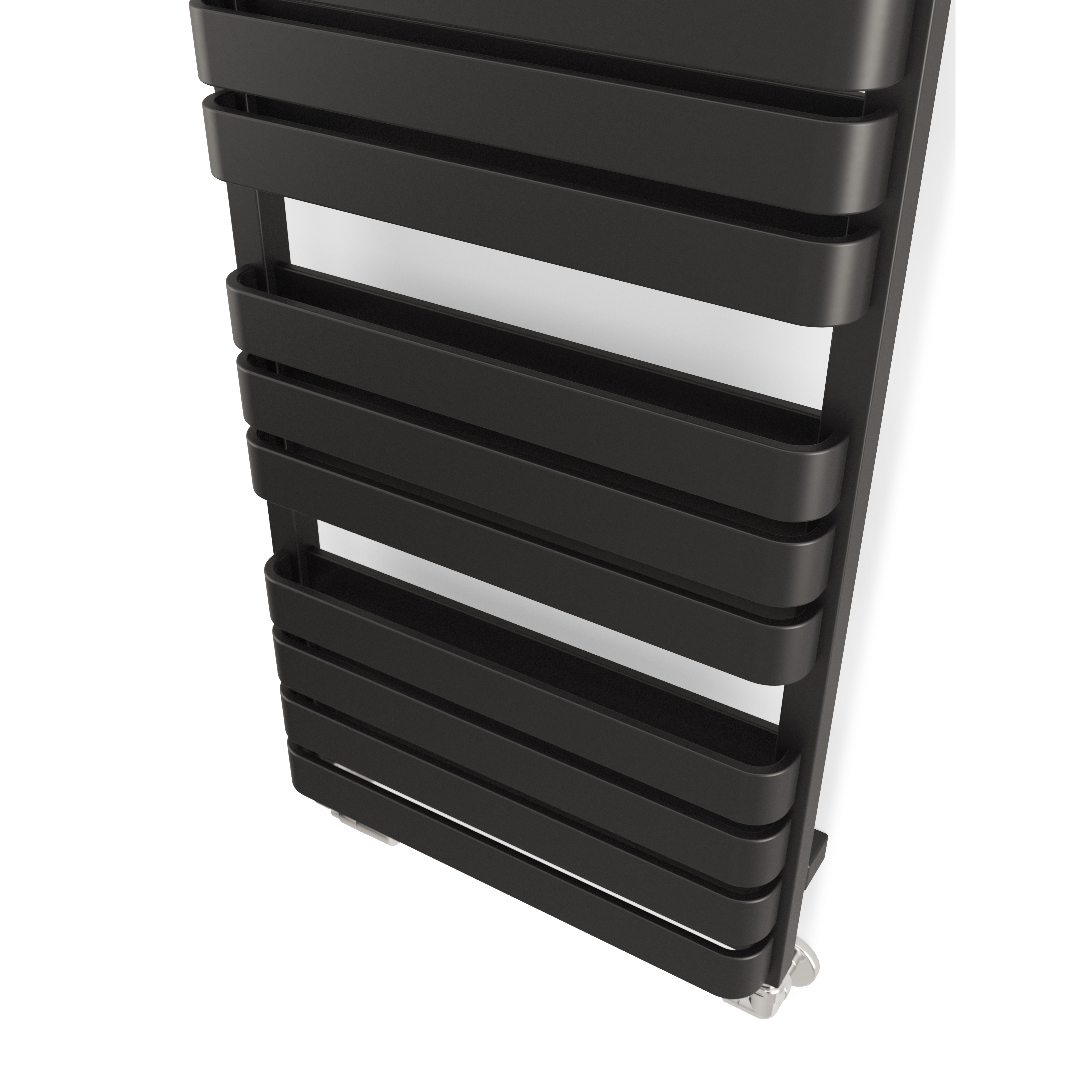 Terma Warp T Bold Ladder Heated Towel Rail - 1100 x 500mm - Jet Black