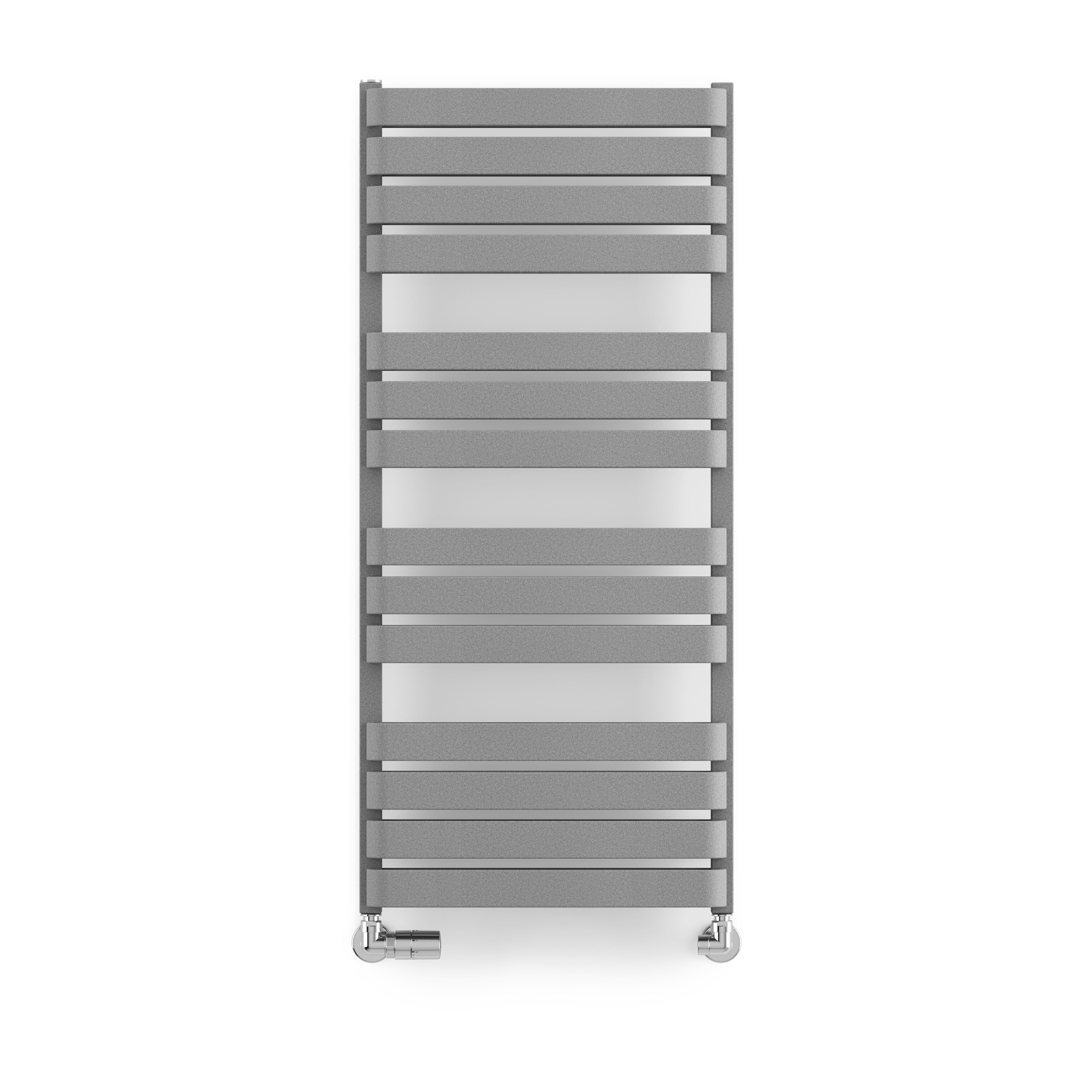 Terma Warp T Bold Ladder Heated Towel Rail - 1100 x 500mm - Salt & Pepper
