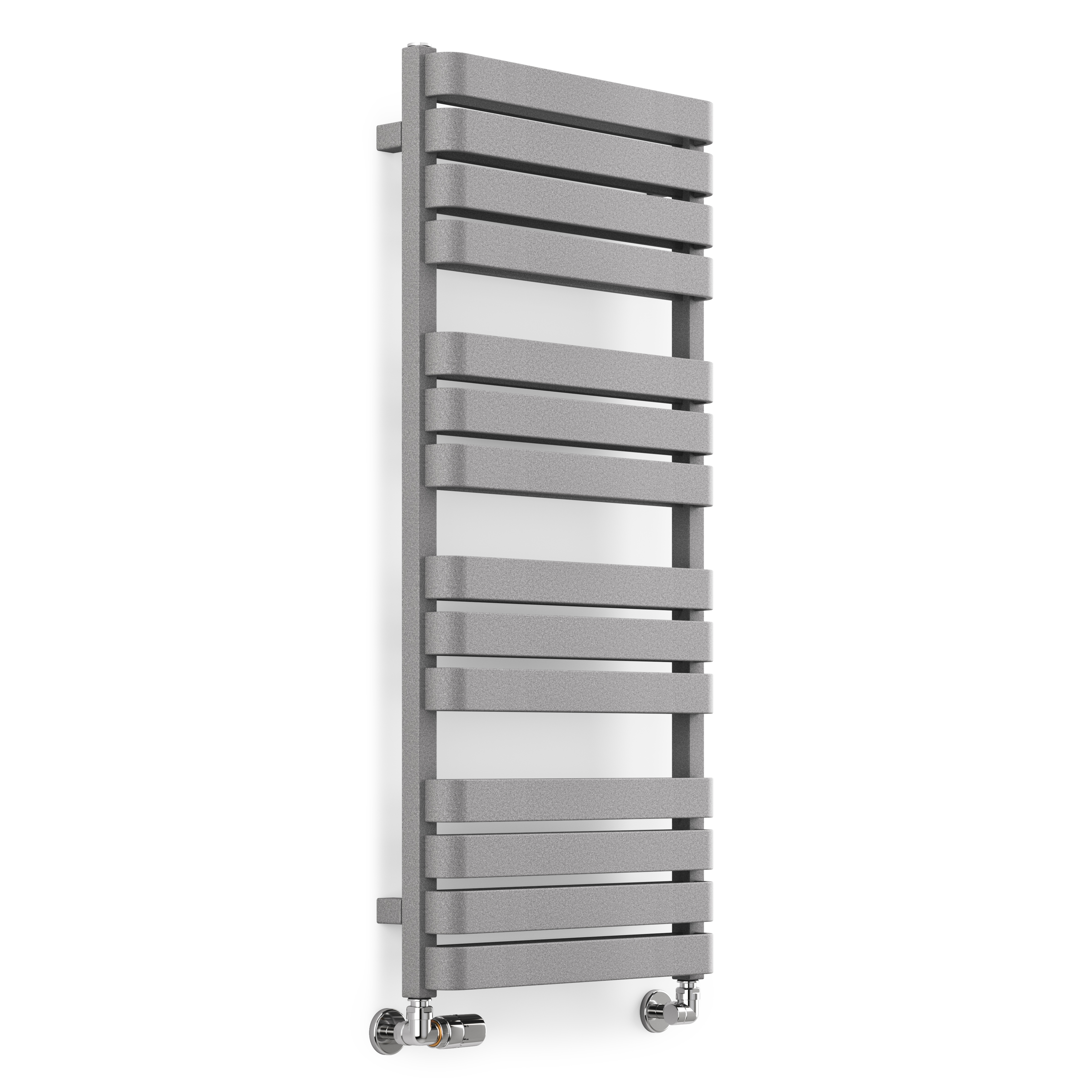 Terma Warp T Bold Ladder Heated Towel Rail - 1100 x 500mm - Salt & Pepper