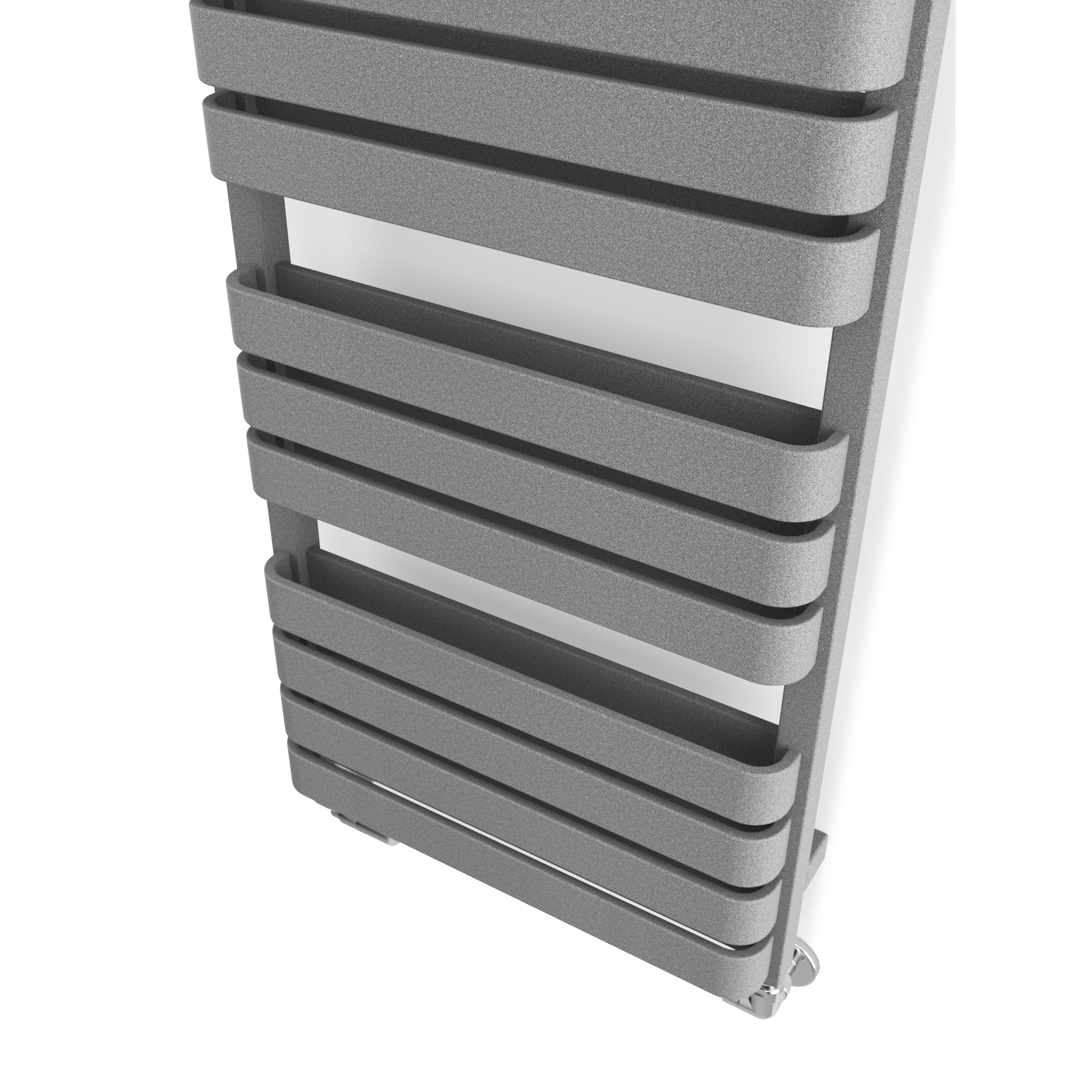 Terma Warp T Bold Ladder Heated Towel Rail - 1100 x 500mm - Salt & Pepper