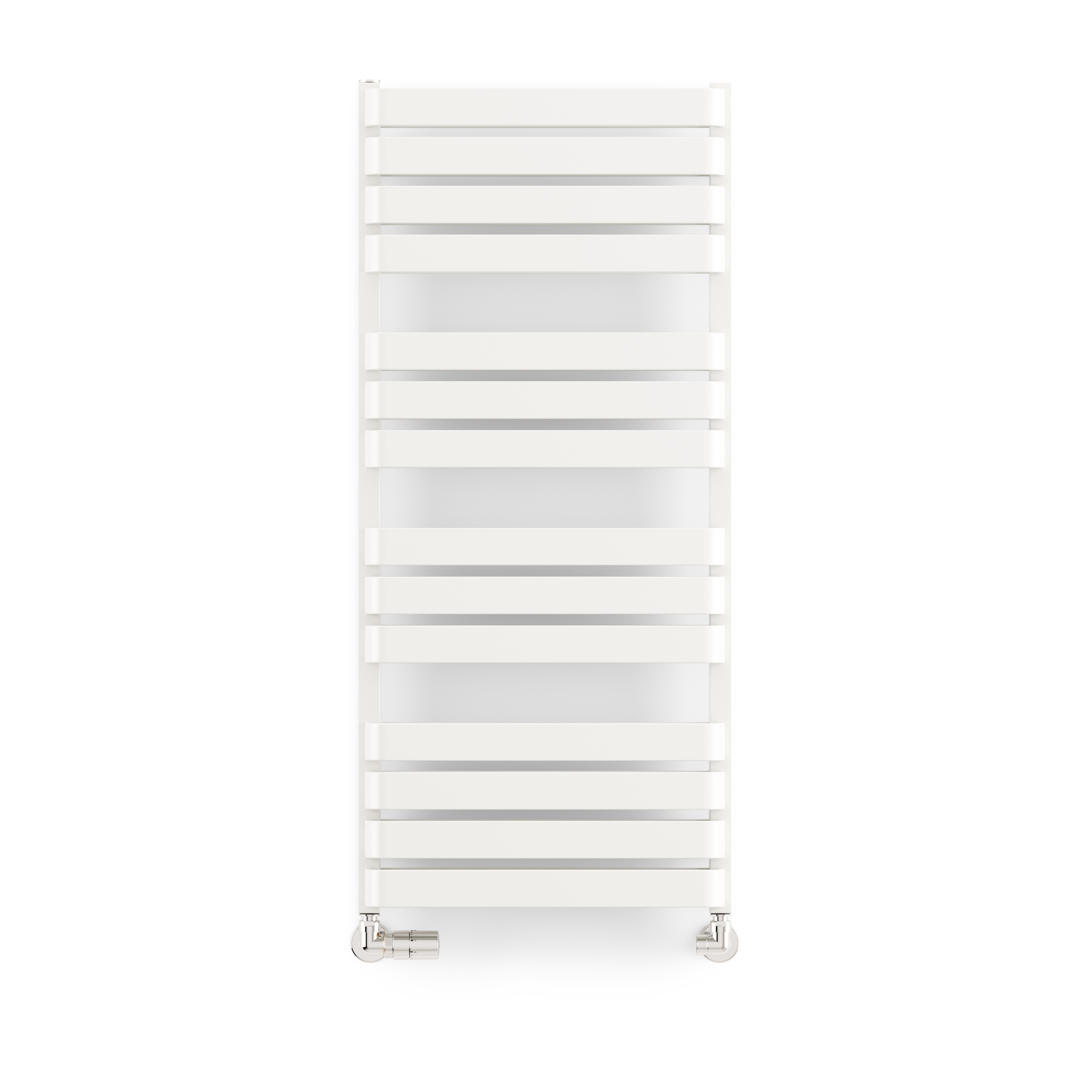 Terma Warp T Bold Ladder Heated Towel Rail - 1100 x 500mm - Traffic White